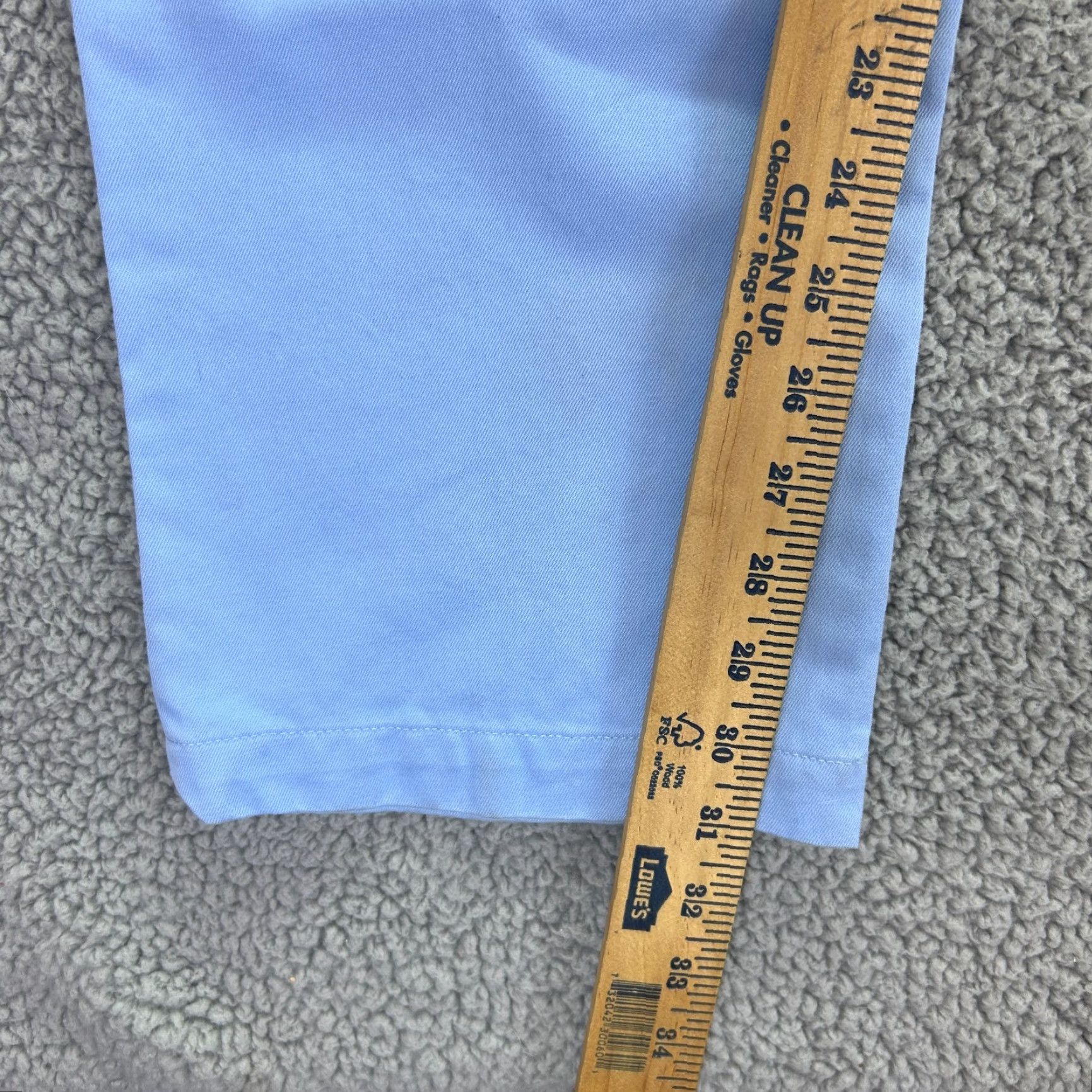 Vineyard Vines Vineyard Vines Pants Mens 30x32 Blue Solid Chino Breakers Flat Front Performance Size US 38 / EU 54 - 5 Thumbnail