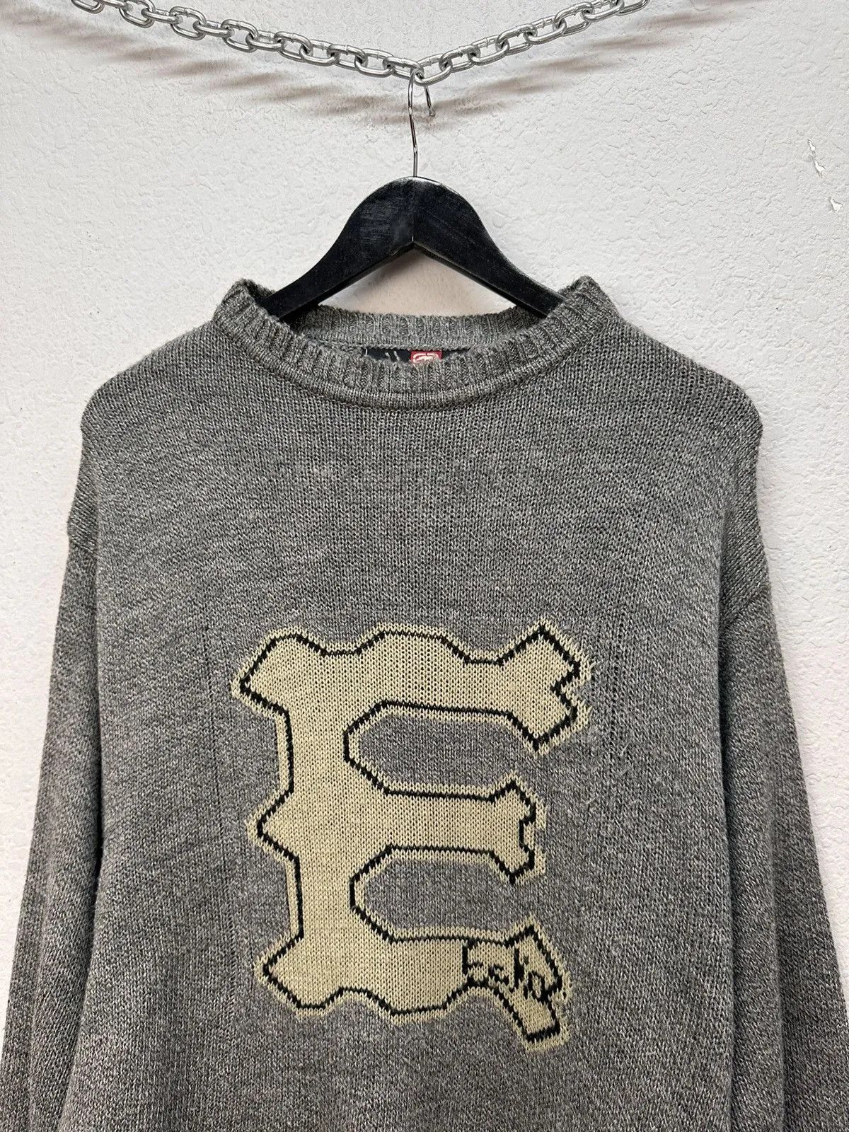 M+Rc Noir Vintage Sweater Ecko Y2K Distressed Ifsixwasnine Streetwear Size US XL / EU 56 / 4 - 4 Thumbnail