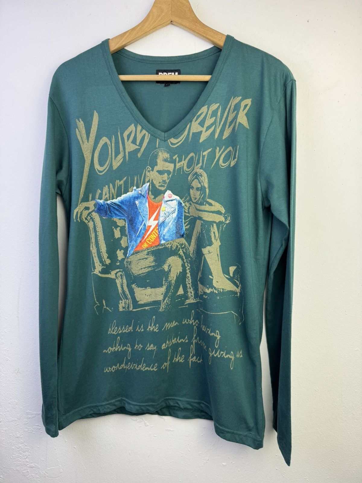 PPFM PPFM longsleeve Vneck tshirt inspired by film Taxi Driver Size US M / EU 48-50 / 2 - 3 Thumbnail