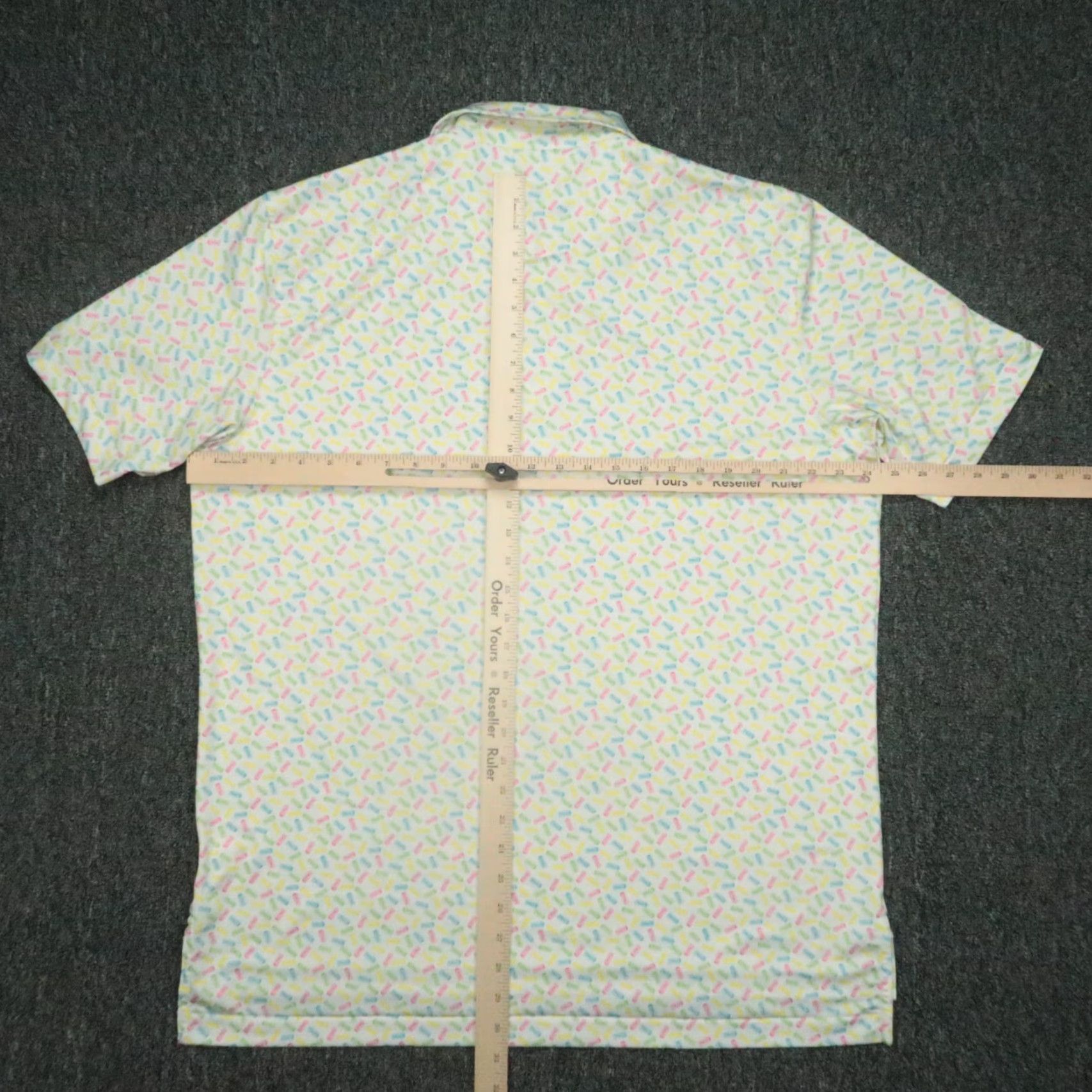 Peter Millar Peter Millar Shirt Mens Large White Truly Seltzer Performance Summer Comfort Size US L / EU 52-54 / 3 - 5 Thumbnail