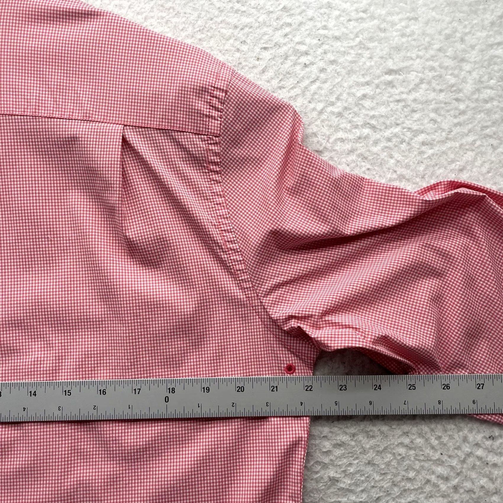Southern Tide Southern Tide Intercoastal Shirt Mens M Pink Nylon Spandex Button-Up Collared Long Sleeve Gy Size US M / EU 48-50 / 2 - 7 Thumbnail
