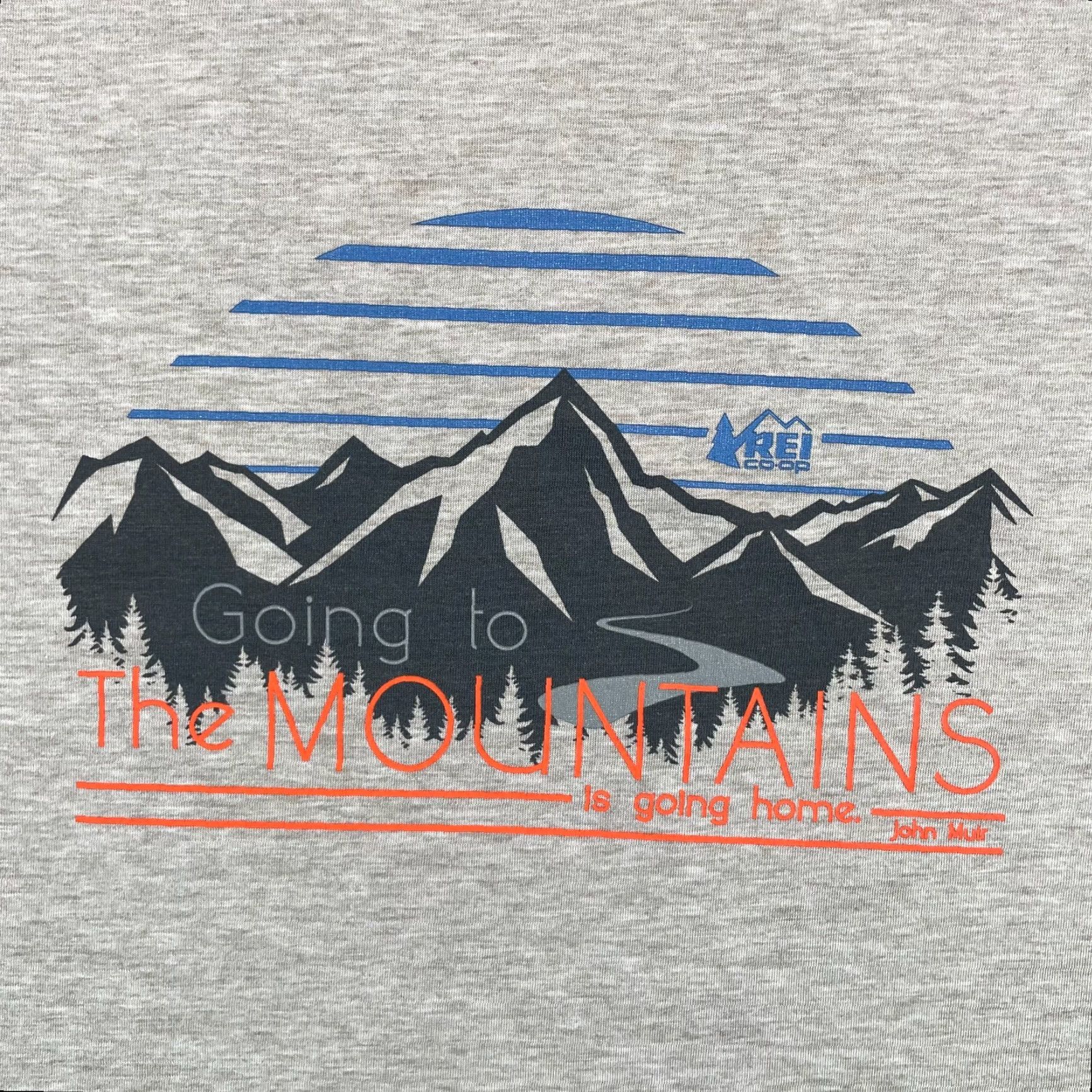 Brooks BROOKS x REI Co Op T shirt Men XL Grey Going To The Mountains Performance Run SS Size US XL / EU 56 / 4 - 3 Thumbnail