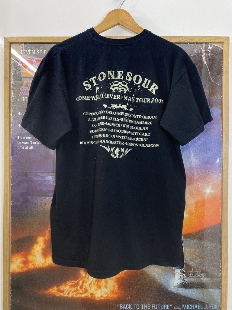 Band Tees × Fruit Of The Loom 2007 Stone Sour Come What(ever) May Tour T Shirt Size US M / EU 48-50 / 2 - 2 Thumbnail