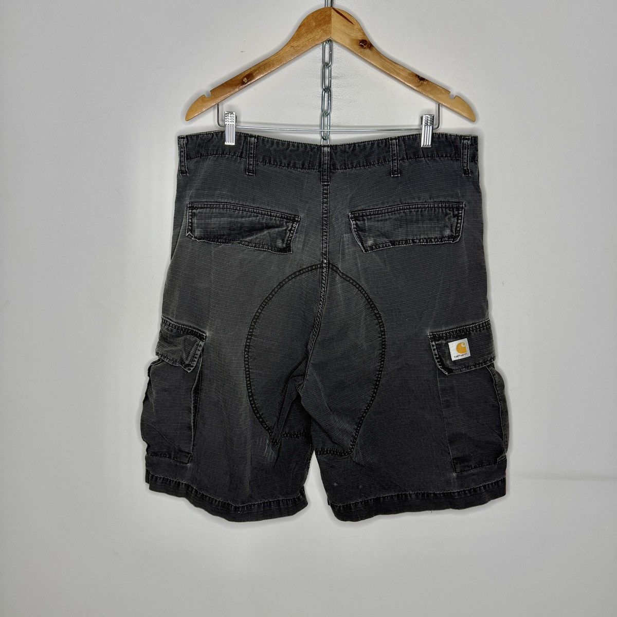 Carhartt Vintage Carhartt Cargo Shorts Workwear Y2K Opium Drill Size US 36 / EU 52 - 1 Thumbnail