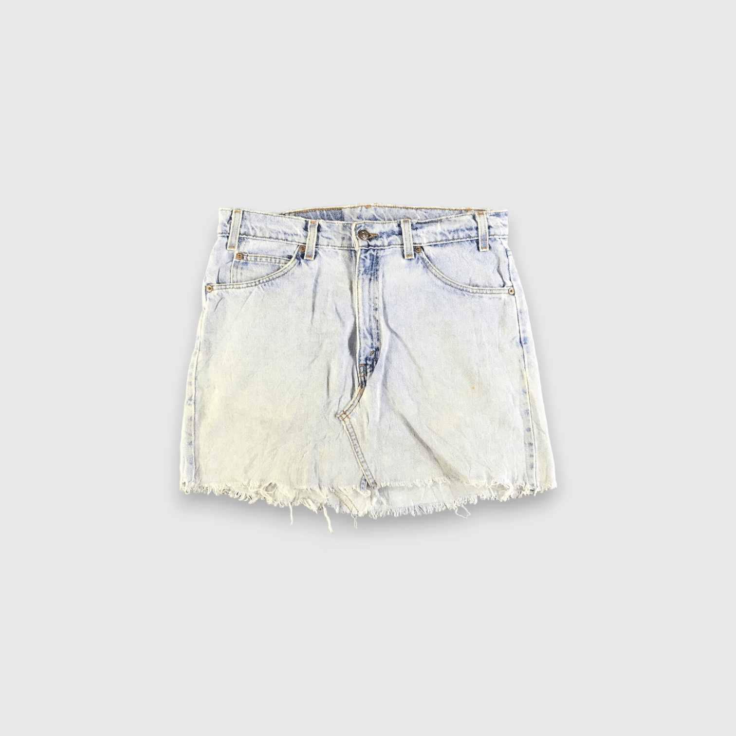 Levi's × Vintage Vintage Light Wash Levis 505 Skirt-J3785 Size 33" - 1 Thumbnail