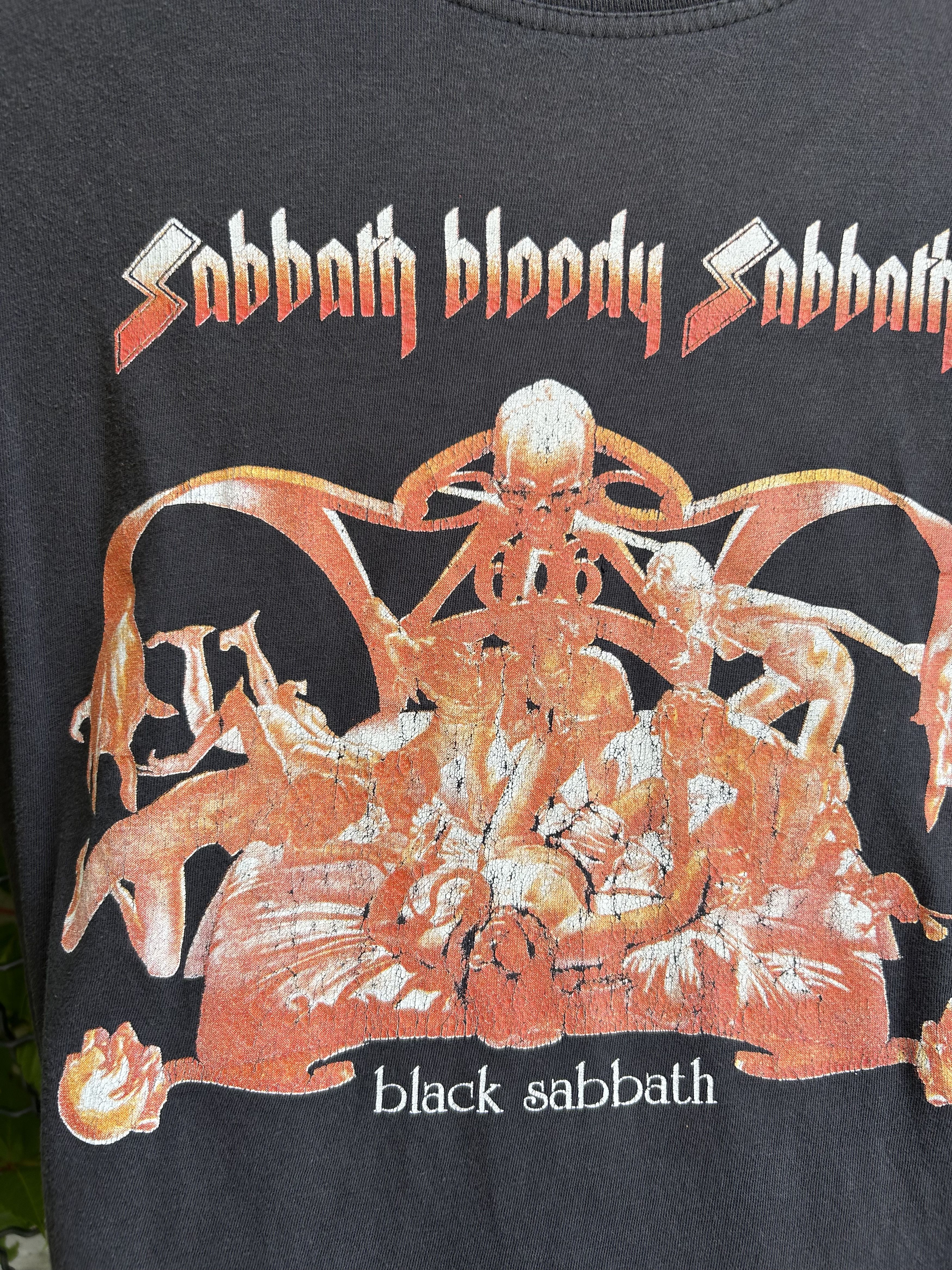 Band Tees Vintage 90s Black Sabbath Rock Band T-shirt Size US L / EU 52-54 / 3 - 10 Thumbnail
