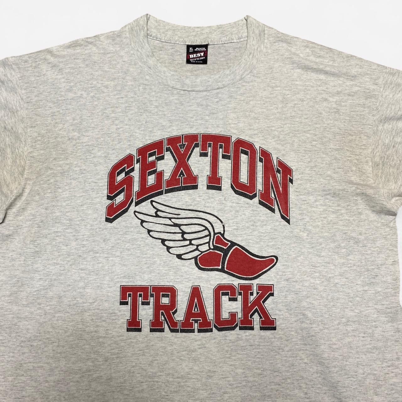 Other Vintage sexton track red and grey graphic Tshirt Size US L / EU 52-54 / 3 - 2 Thumbnail