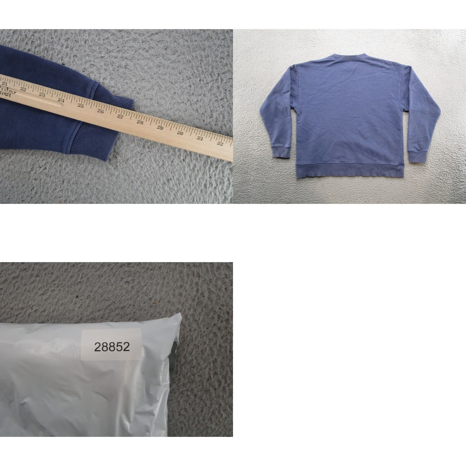 Vintage Aerie Sweatshirt Logo Pullover Embroidered Cotton Blue Women's L Size L / US 10 / IT 46 - 8 Thumbnail