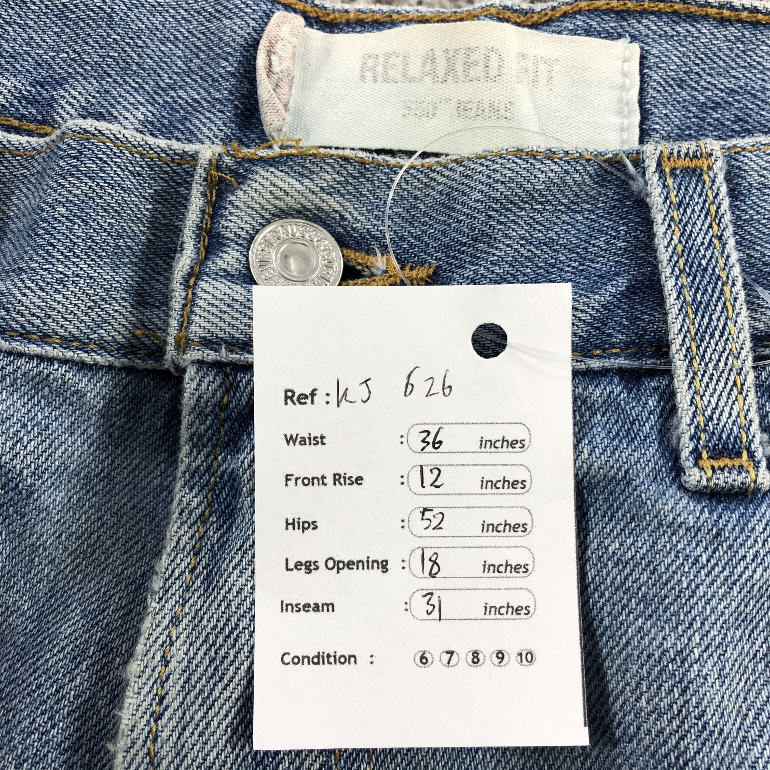 Levi's Vintage Levis 550 Jeans Relaxed Fit Denim KJ626 Size US 36 / EU 52 - 12 Thumbnail