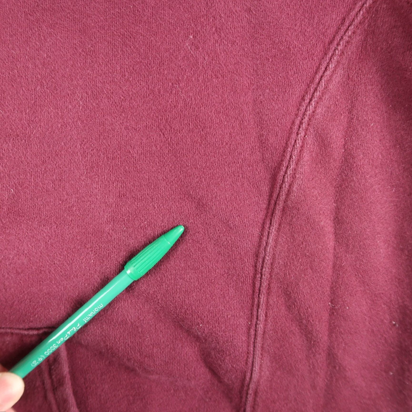 Darc Sport Darc Sport Wolves Club Hoodie Burgundy L Mens Pullover Graphic Print Sweatshirt 90s Sports Theme Size US L / EU 52-54 / 3 - 7 Thumbnail