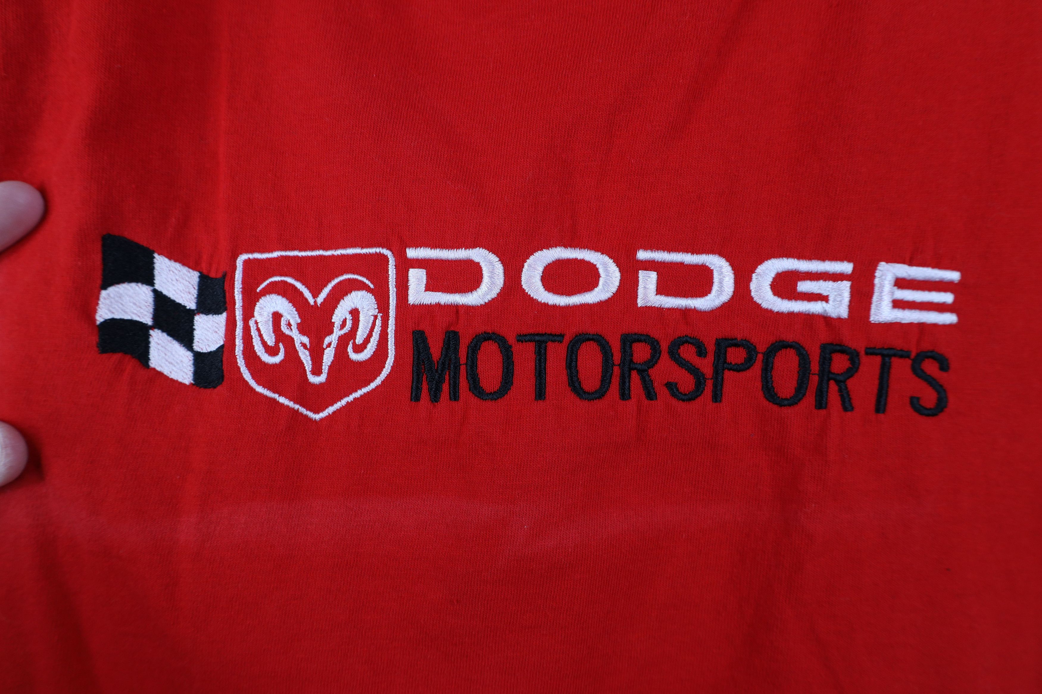 Vintage Vintage 90s Y2K Streetwear Dodge Motorsports Racing T-Shirt Size US L / EU 52-54 / 3 - 4 Thumbnail