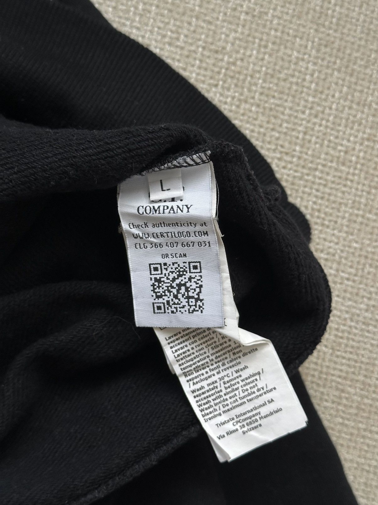 C.P. Company × Stone Island C.P. Company sweatshirt black Size US L / EU 52-54 / 3 - 8 Thumbnail