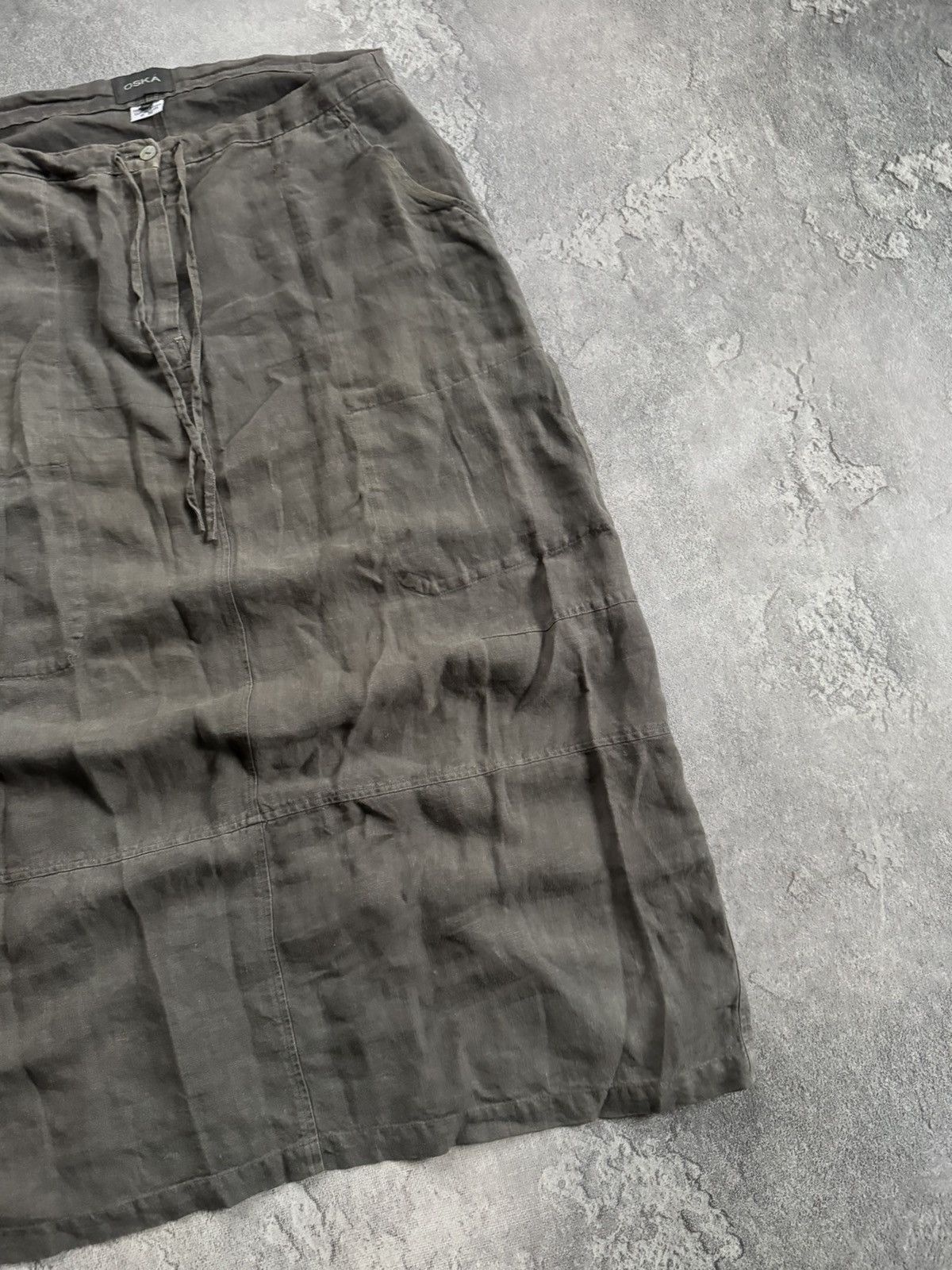 OSKA Oska III size linen avantgarde long relaxed skirt Size 28" / US 6 / IT 42 - 9 Thumbnail