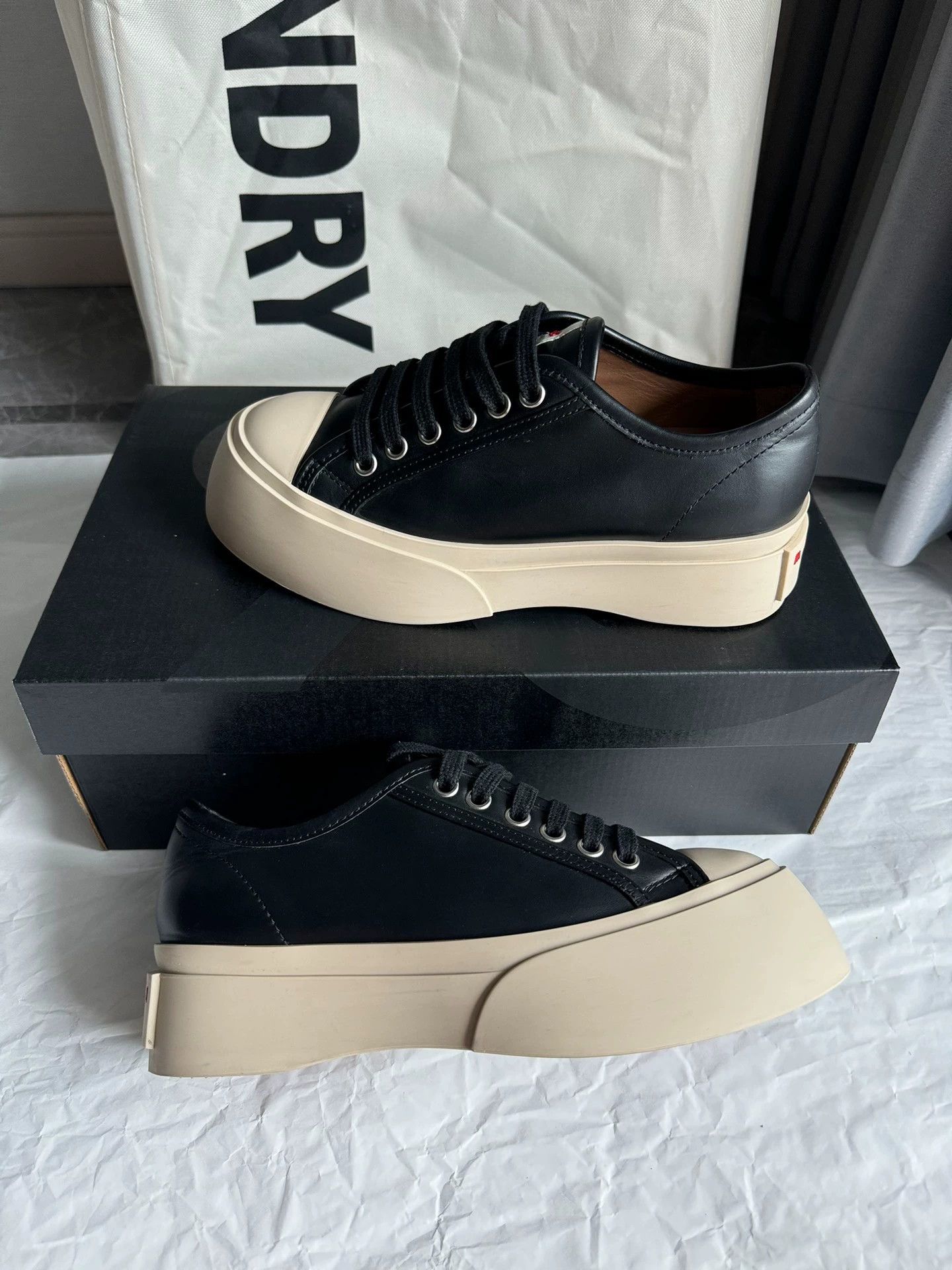 Marni Marni Pablo 2024 black lace-up women's 36 Size US 5.5 / IT 35.5 - 9 Thumbnail