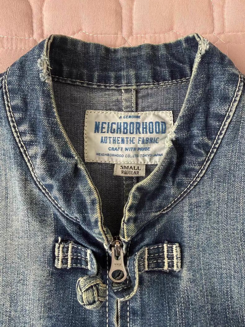 Neighborhood NEIGHBORHOOD Splatter Ink Denim Jacket Size US S / EU 44-46 / 1 - 3 Thumbnail