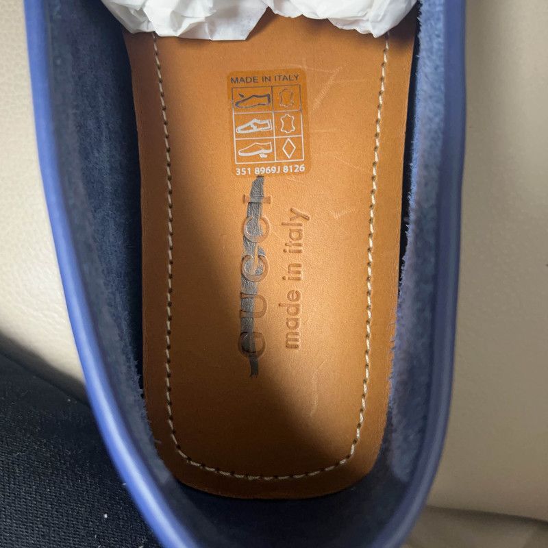 Gucci Gucci Interlocking Double G Blue Casual Shoes - Size US 7.5 / EU 40-41 - 7 Thumbnail