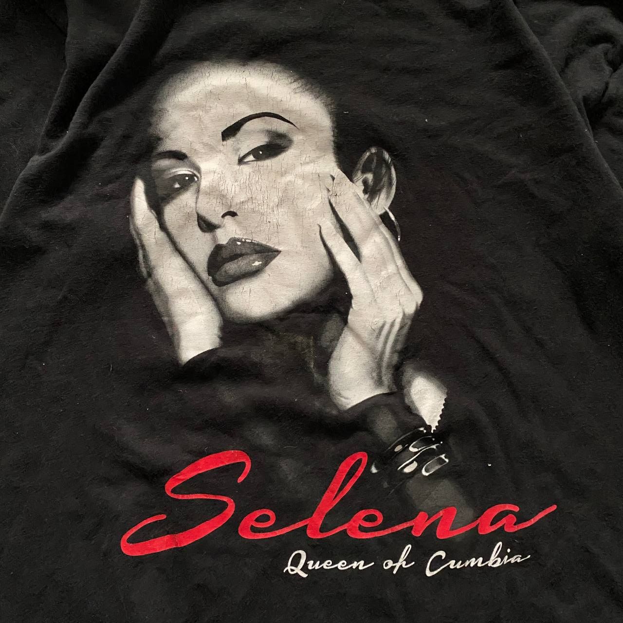Band Tees VINTAGE SELENA RARE LONG SLEEVE RAP TEE Size US M / EU 48-50 / 2 - 4 Thumbnail