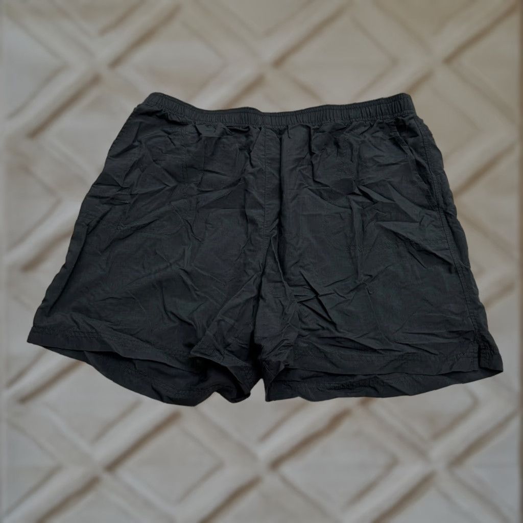 Vintage Columbia ShortS Womens 1X Black Lightweight Elastic Waist Active Pockets Size 40" / US 18 - 1 Thumbnail