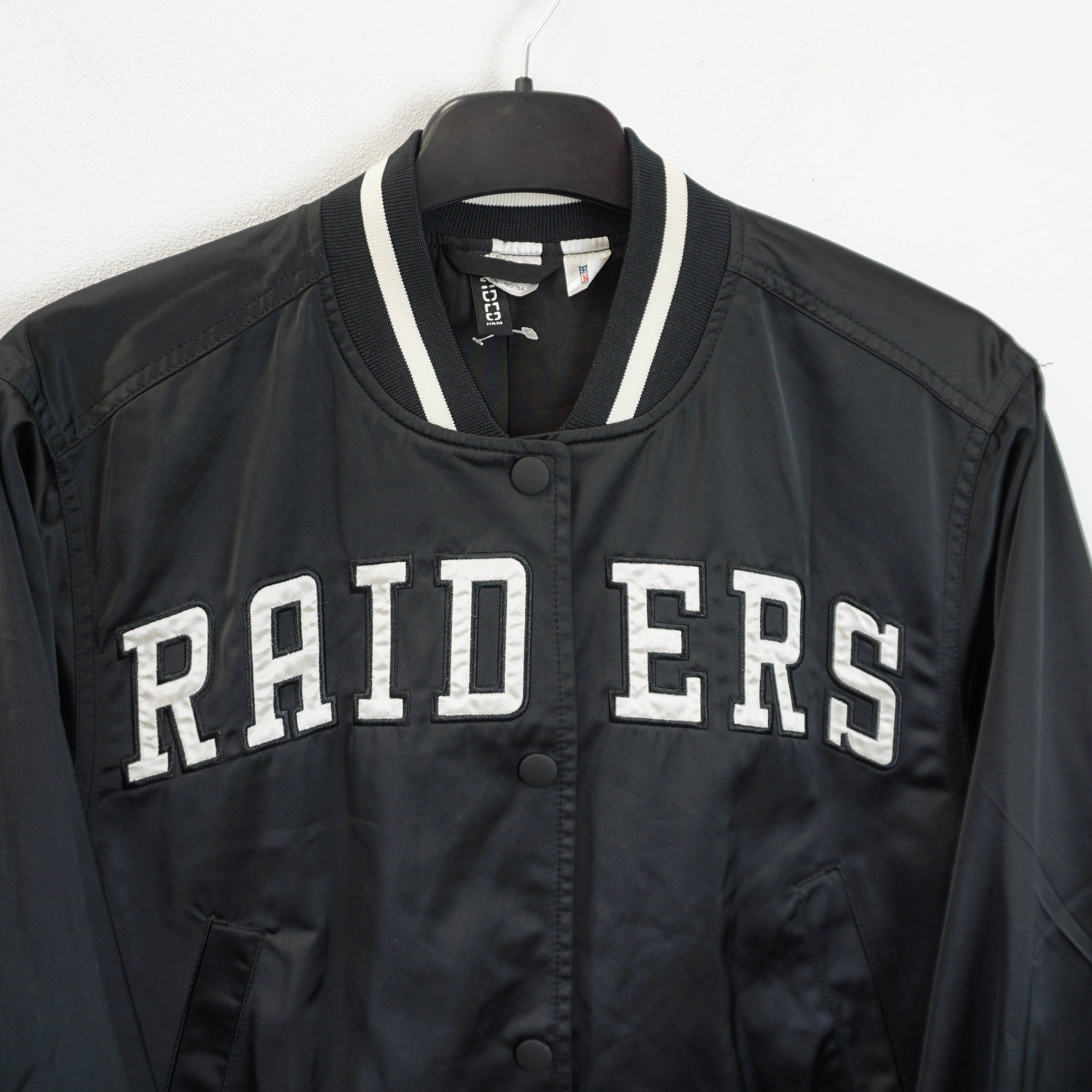 H&M × NFL Archive NFL Raiders Bomber Jacket Size XXS / US 00 / IT 34 - 3 Thumbnail