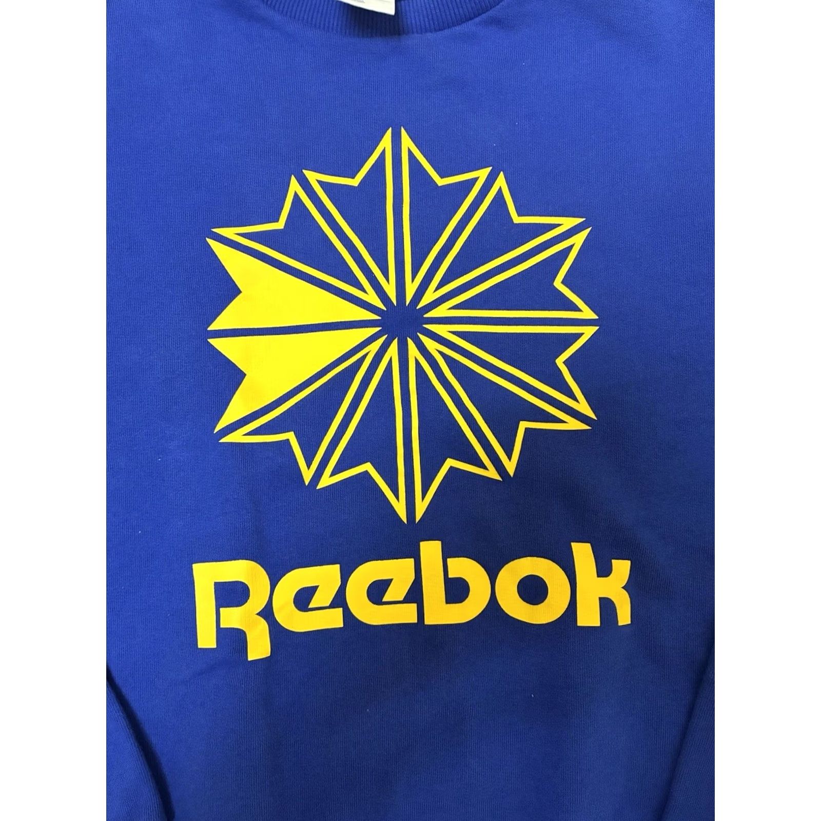 Reebok Reebok Shirt Mens L Blue Classics Big Logo Sweatshirt Size US L / EU 52-54 / 3 - 3 Thumbnail