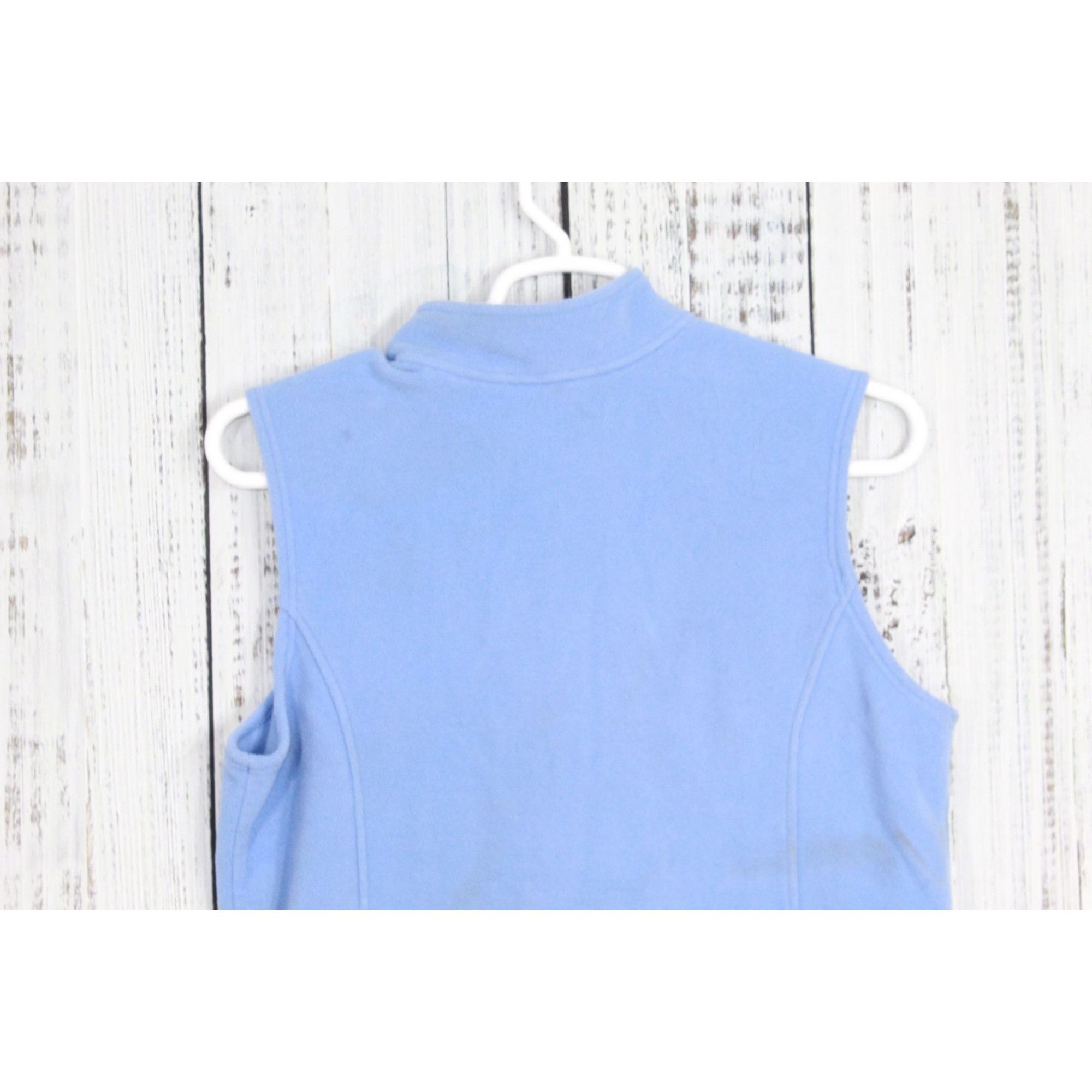 L.L. Bean LL Bean Mountain Fleece Vest Light Blue Women’s XL Size XL / US 12-14 / IT 48-50 - 4 Thumbnail