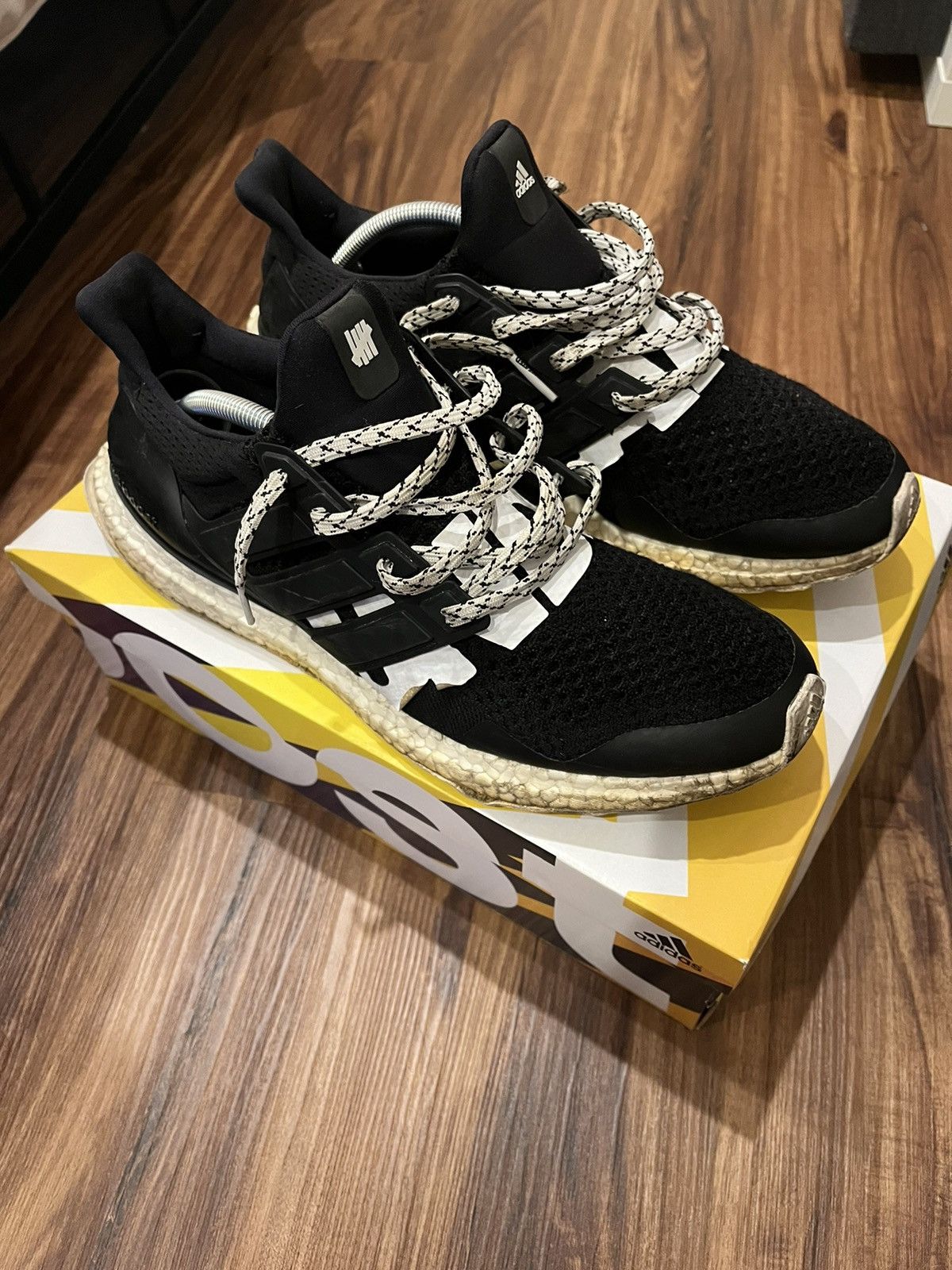 Adidas × Undefeated Undefeated x Adidas Black Ultra Boosts Size US 11.5 / EU 44-45 - 1 Thumbnail