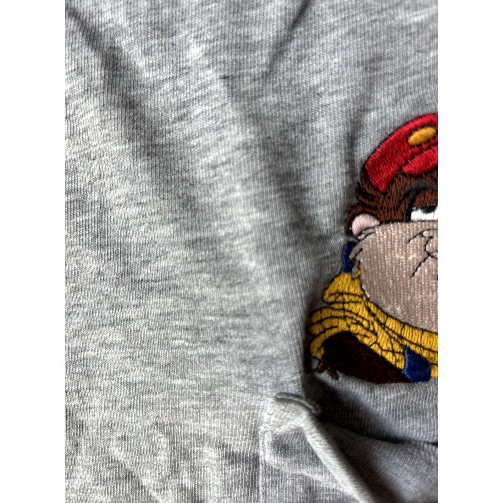 Vintage VINTAGE 90s Taz Mr Fix It Pocket T-Shirt Medium Gray Warner Brothers Studio Store Shirt Mens Size US M / EU 48-50 / 2 - 5 Thumbnail