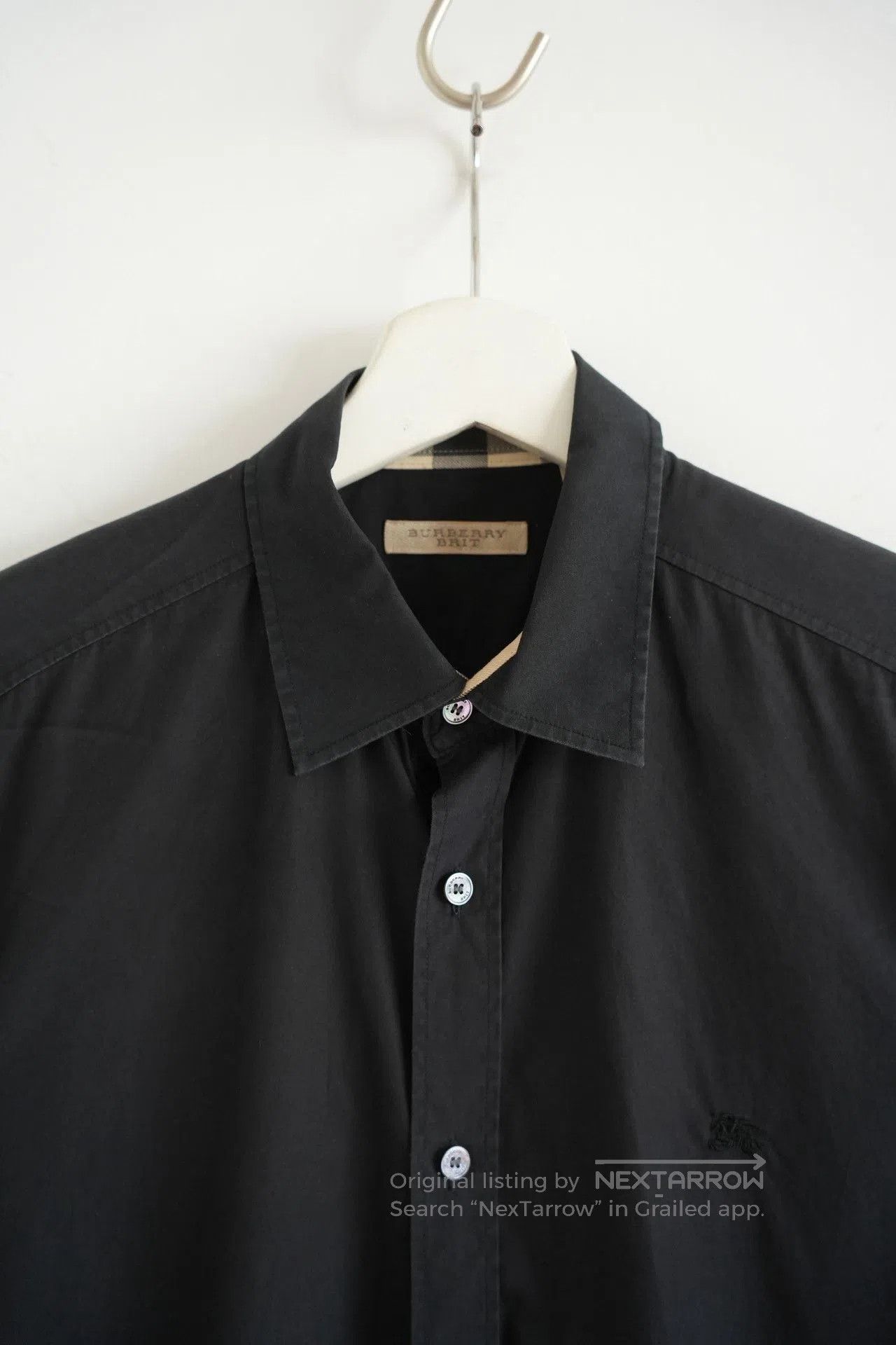 Burberry Burberry Check Panel Black Shirt. Size US M / EU 48-50 / 2 - 3 Thumbnail
