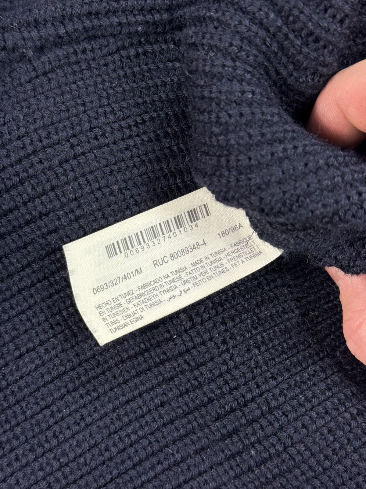 Zara Zara Origin Wool Vest Sweater Navy Knit Old Money Casual Size US M / EU 48-50 / 2 - 5 Thumbnail
