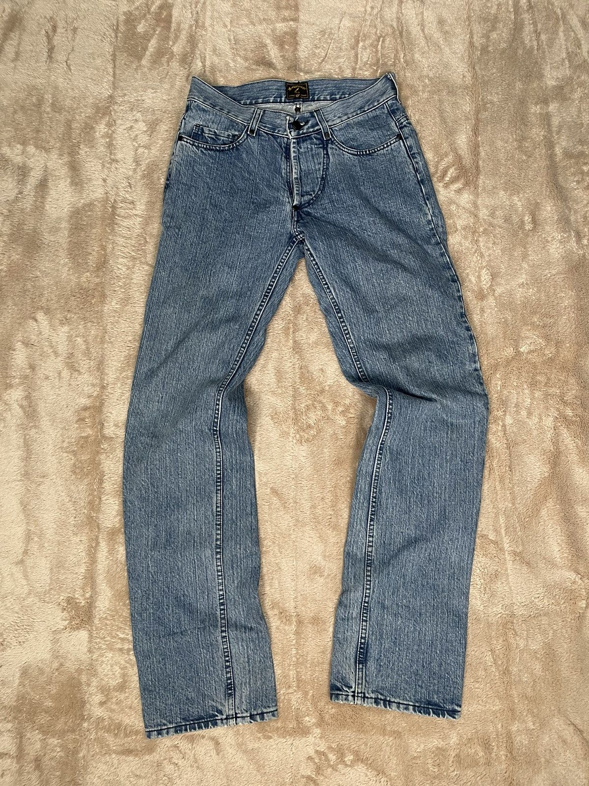 Vivienne Westwood Vivienne Westwood Anglomania Jeans Embroidered Logo Size US 29 - 2 Thumbnail