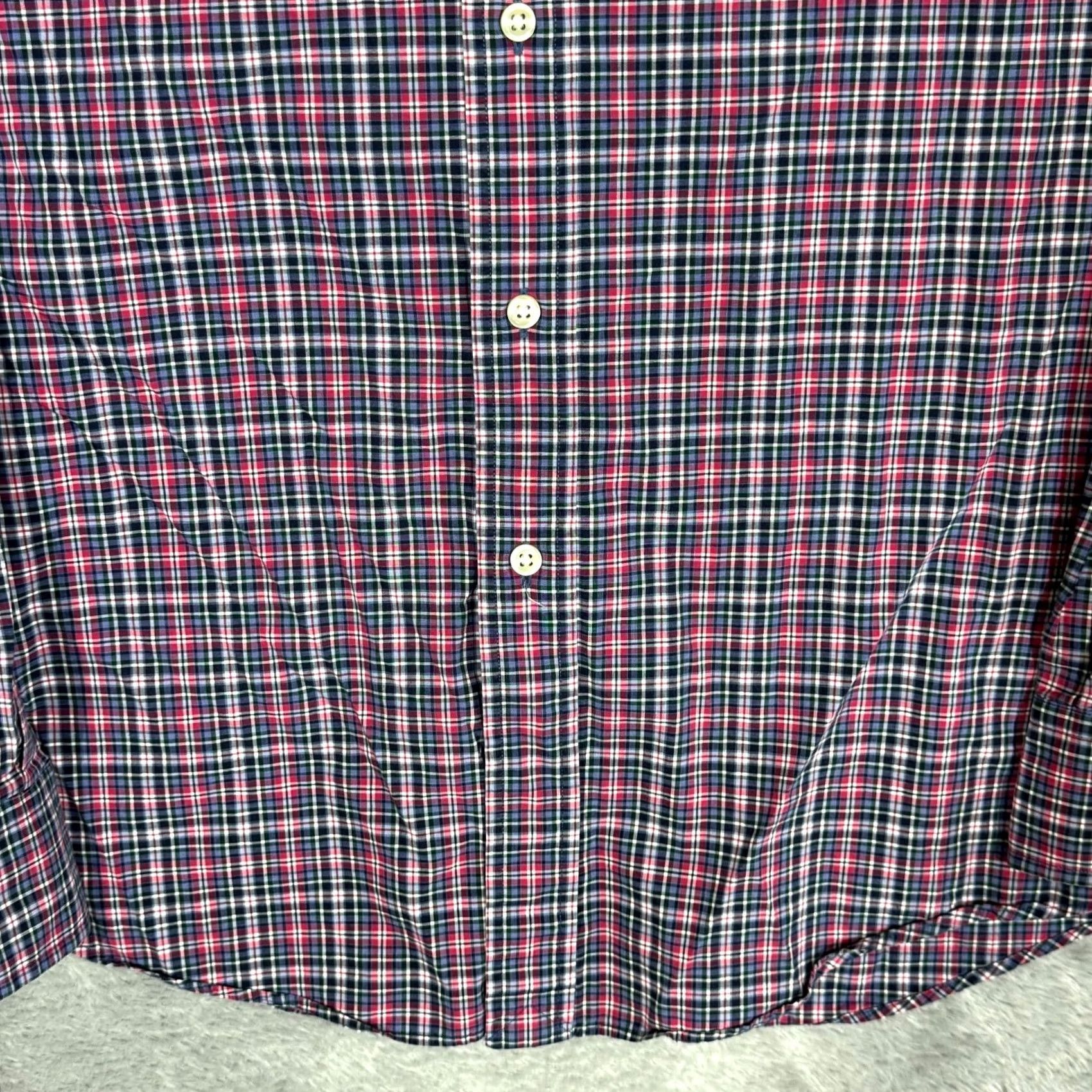 Polo Ralph Lauren Polo Ralph Lauren Men’s Slim Fit Button-Up Shirt Large Multi Plaid 100% Cotton Stretch Size US L / EU 52-54 / 3 - 6 Thumbnail