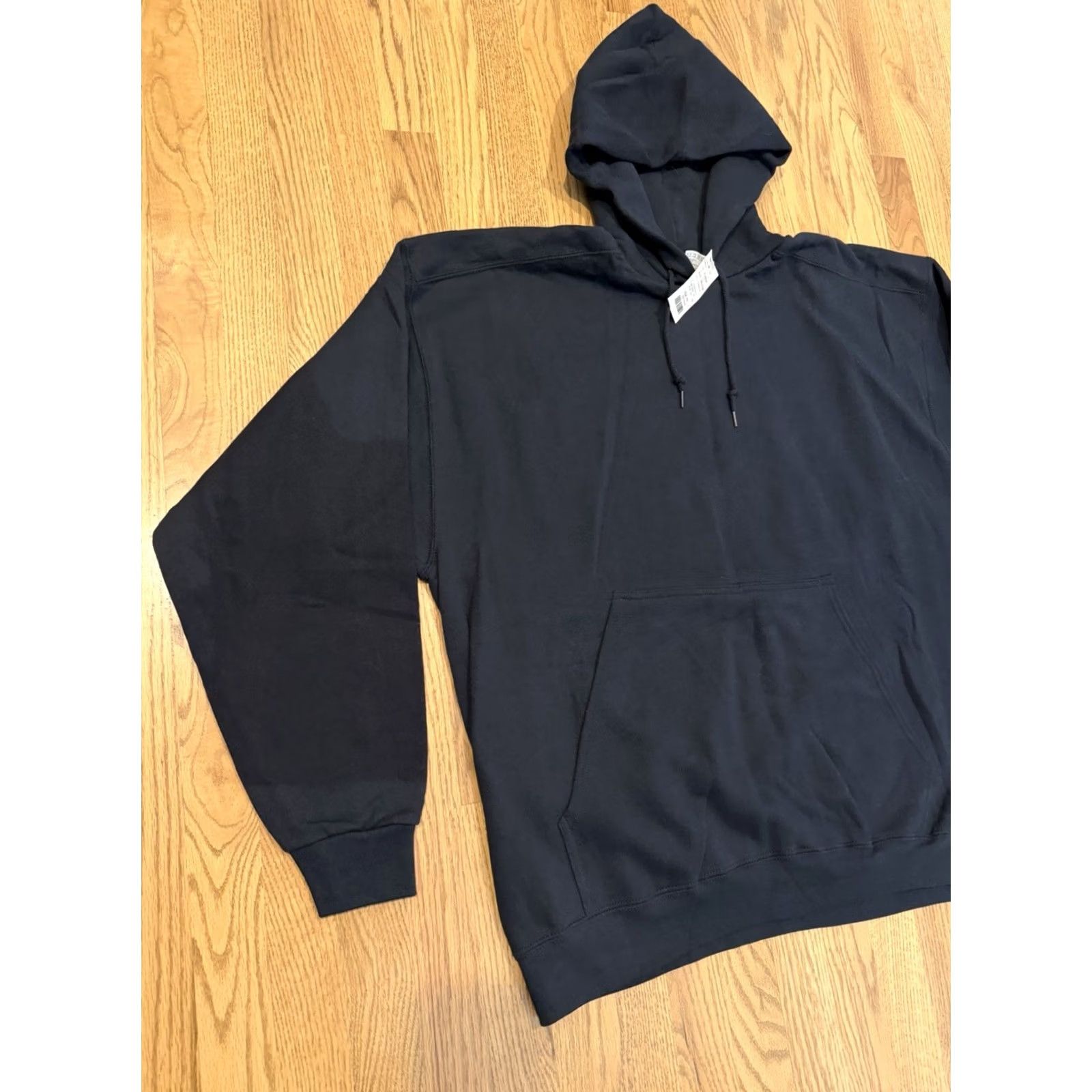 Nike VINTAGE Nike Hoodie Mens XL Black 90s Retro Sweatshirt Pullover Hooded Pockets Size US XL / EU 56 / 4 - 5 Thumbnail
