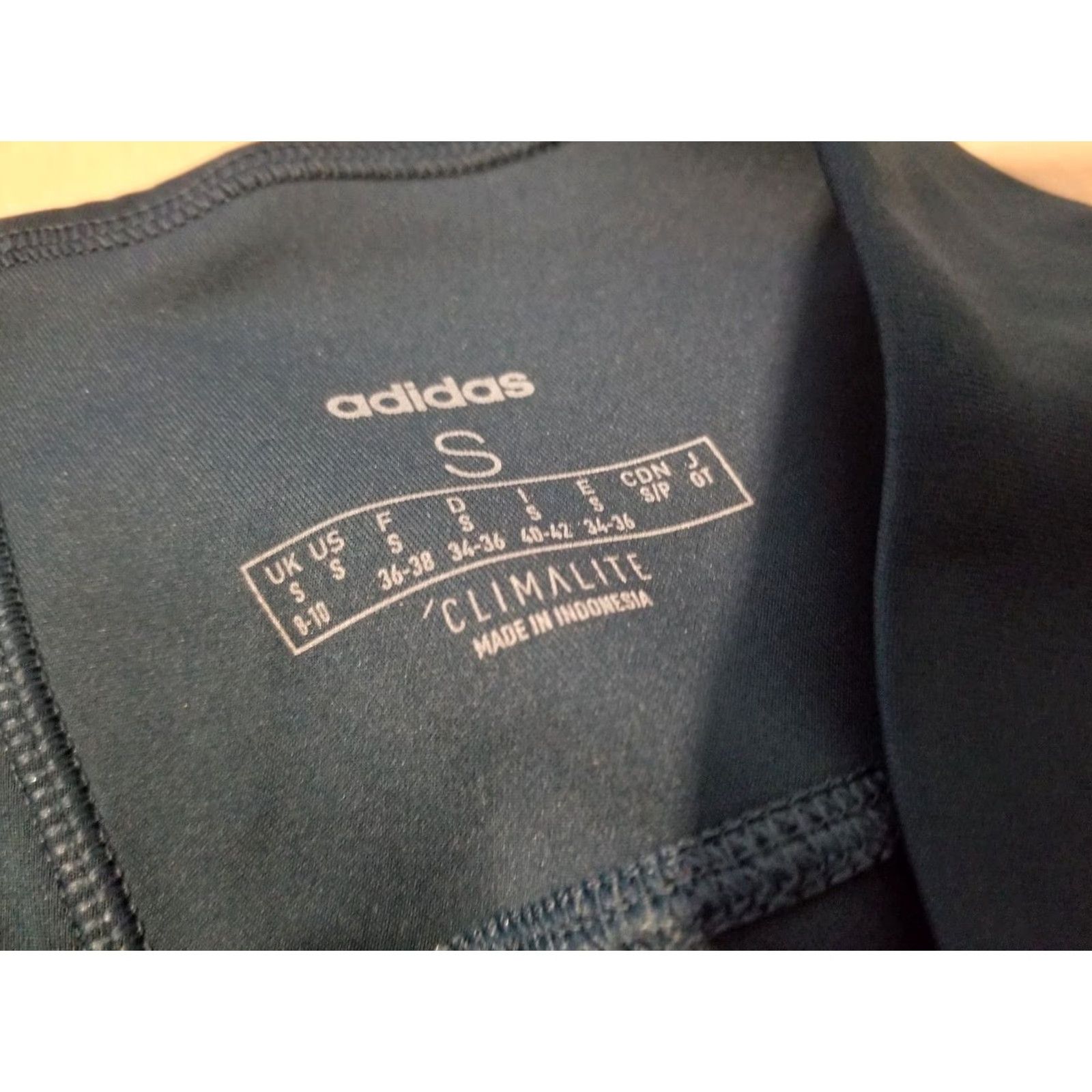 Adidas Womens adidas Pants S Small Green Athletic Leggings Size 28" / US 6 / IT 42 - 4 Thumbnail