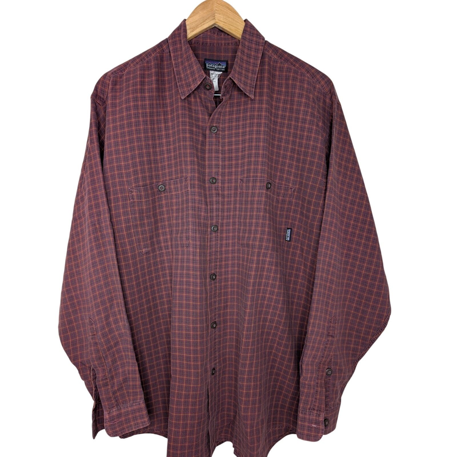 Patagonia Patagonia Men's Organic Cotton Long Sleeve Plaid Button Down Size US M / EU 48-50 / 2 - 1 Thumbnail