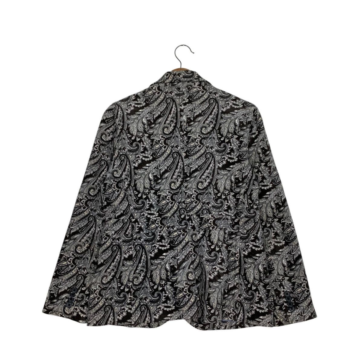 Lands' End LAND’S END Paisley Design Blazer Jacket #2809-C127 Size M / US 6-8 / IT 42-44 - 17 Thumbnail
