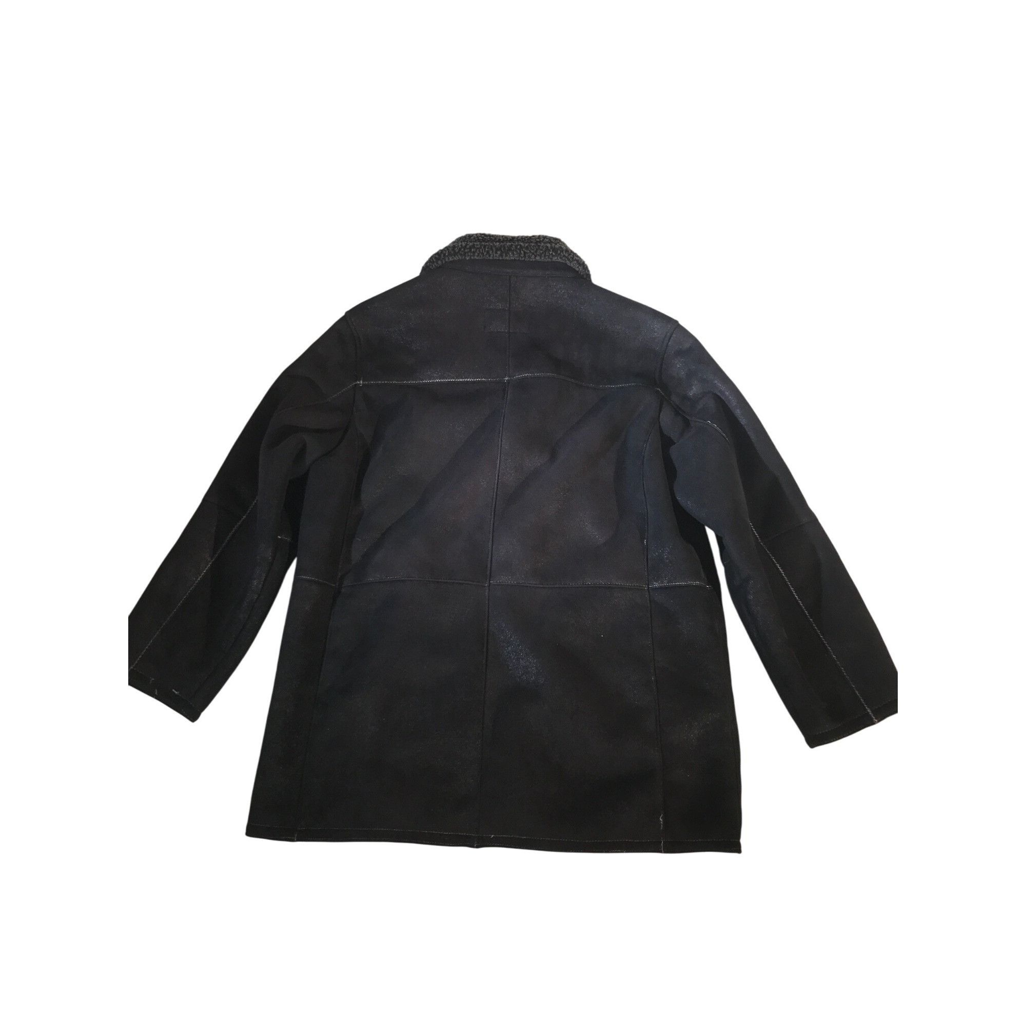 Johnston & Murphy Johnston & Murphy Men's Black Faux Suede Fleece Lined Coat Size US L / EU 52-54 / 3 - 2 Thumbnail