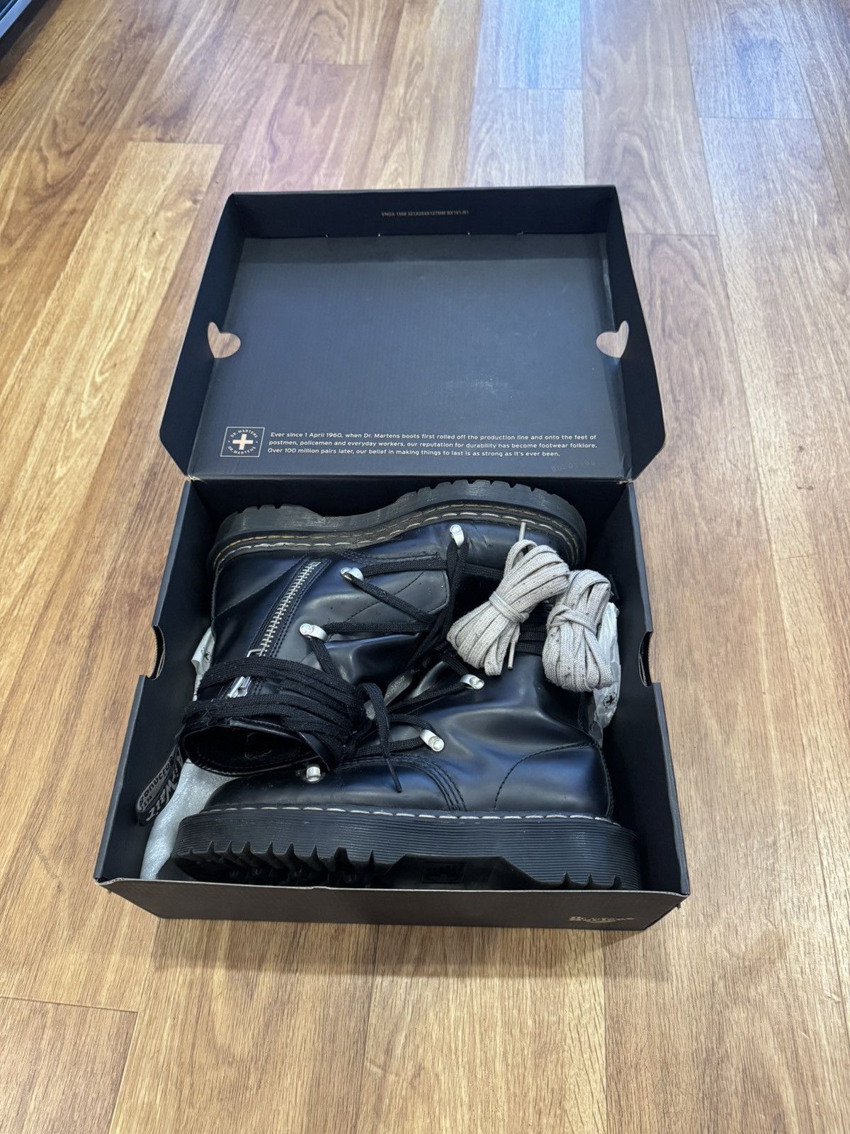 Dr. Martens × Rick Owens Rick Owens x Dr Martens Pentagram 1460 Boots Size US 9 / EU 42 - 7 Thumbnail