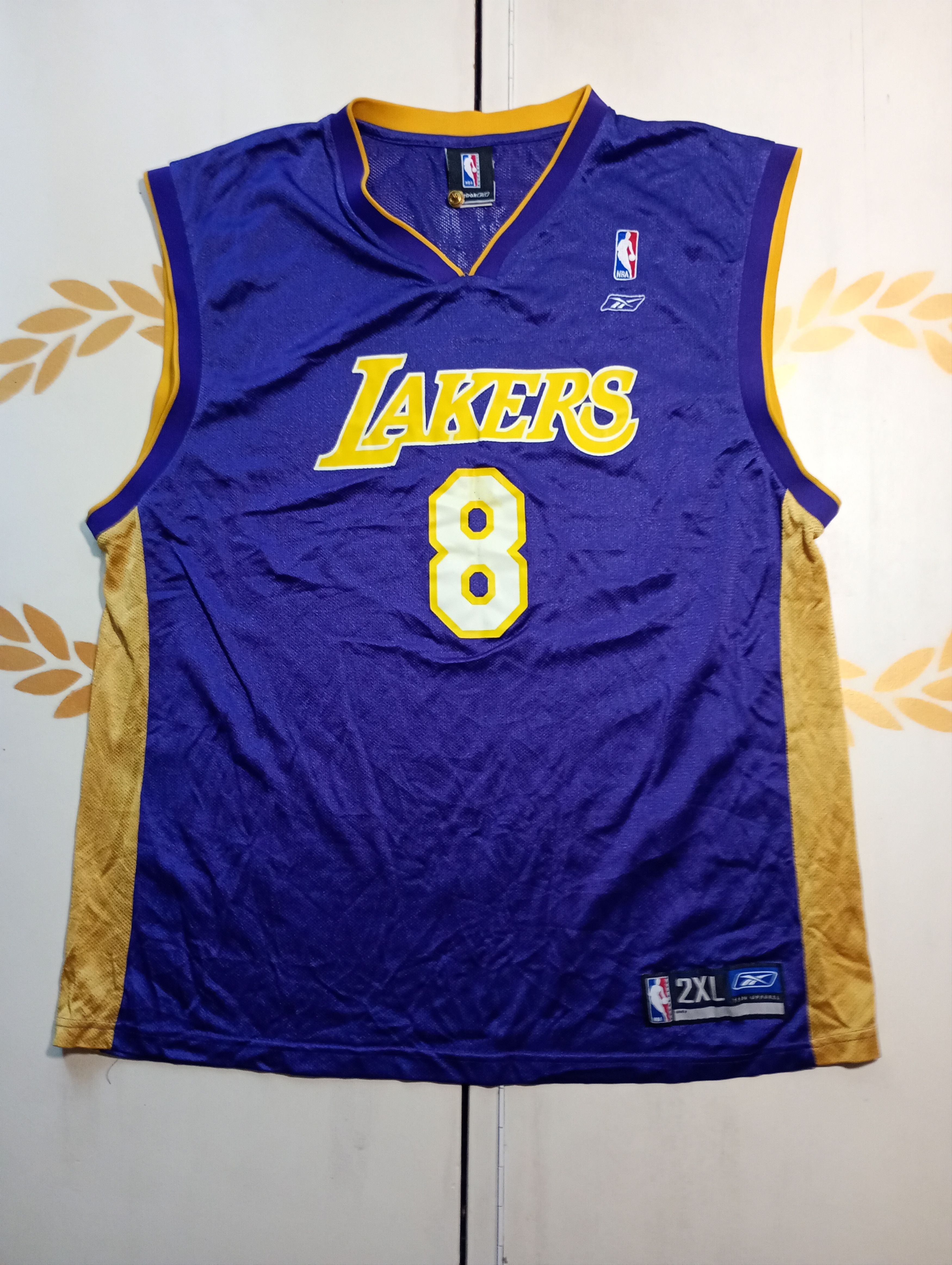 NBA × Reebok Reebok LA Lakers Jersey 8 Kobe Bryant 2002-2004 Size US XXL / EU 58 / 5 - 2 Thumbnail