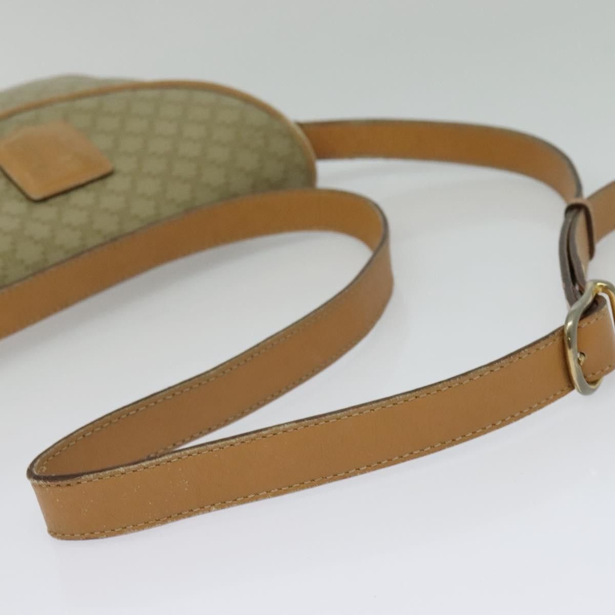 Celine CELINE Macadam Canvas Shoulder Bag Pvc Beige Gold Size ONE SIZE - 7 Thumbnail