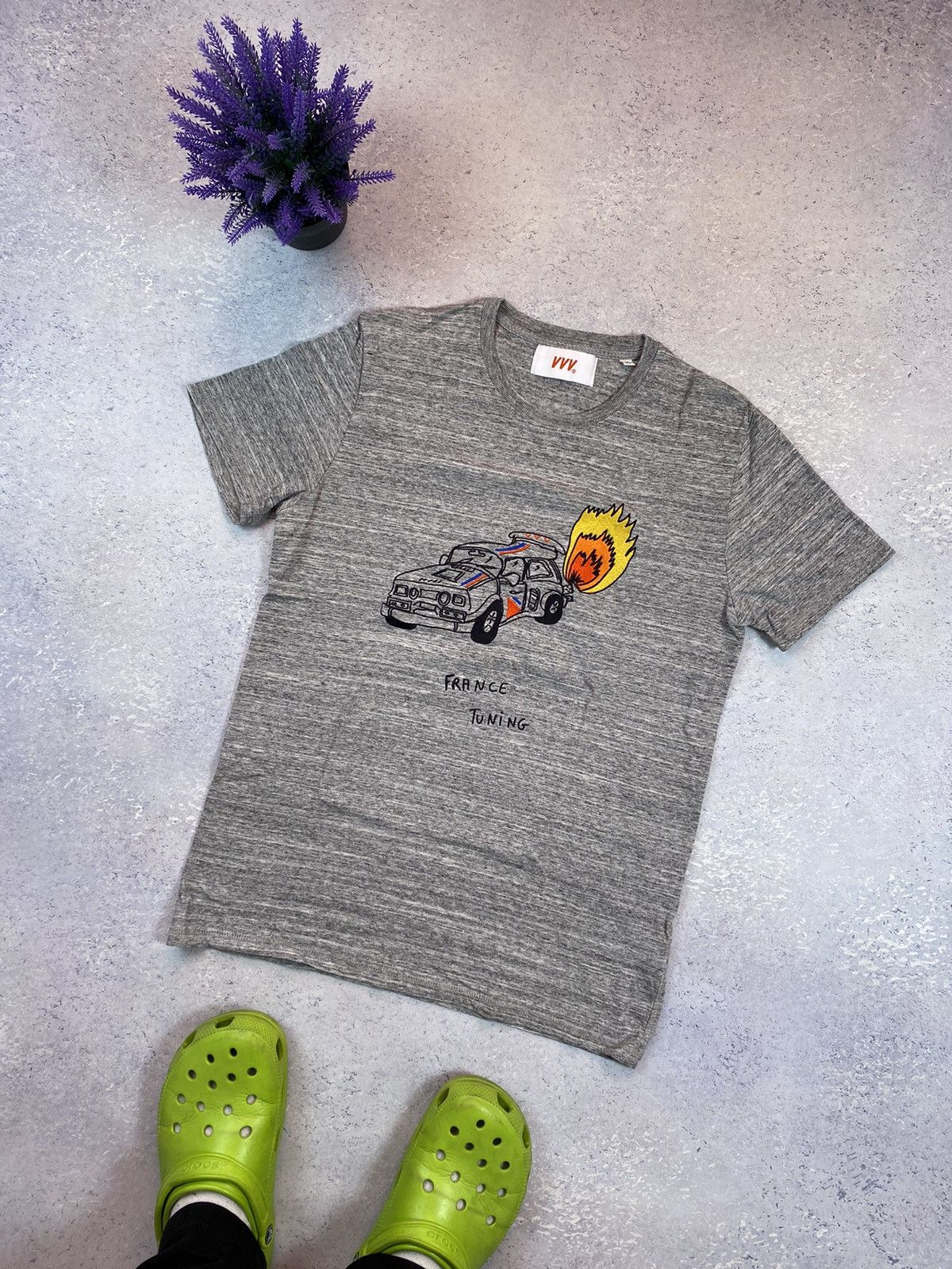 Japanese Brand Veni Vedi Vici France Tuning Men's Grey T- Shirt Size Medium Size US M / EU 48-50 / 2 - 1 Thumbnail