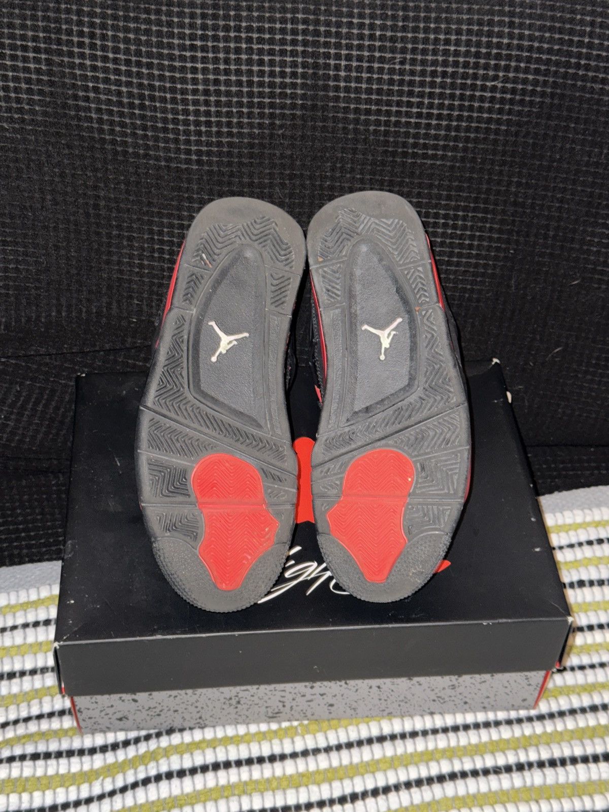 Jordan Brand Jordan 4 retro Red thunder GS Size US 6 / EU 39 - 6 Thumbnail