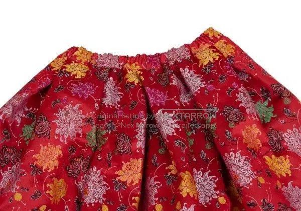 Comme des Garcons COMME des GARCONS Red Vintage Floral Skirt. Size US 26 / EU 42 - 4 Thumbnail