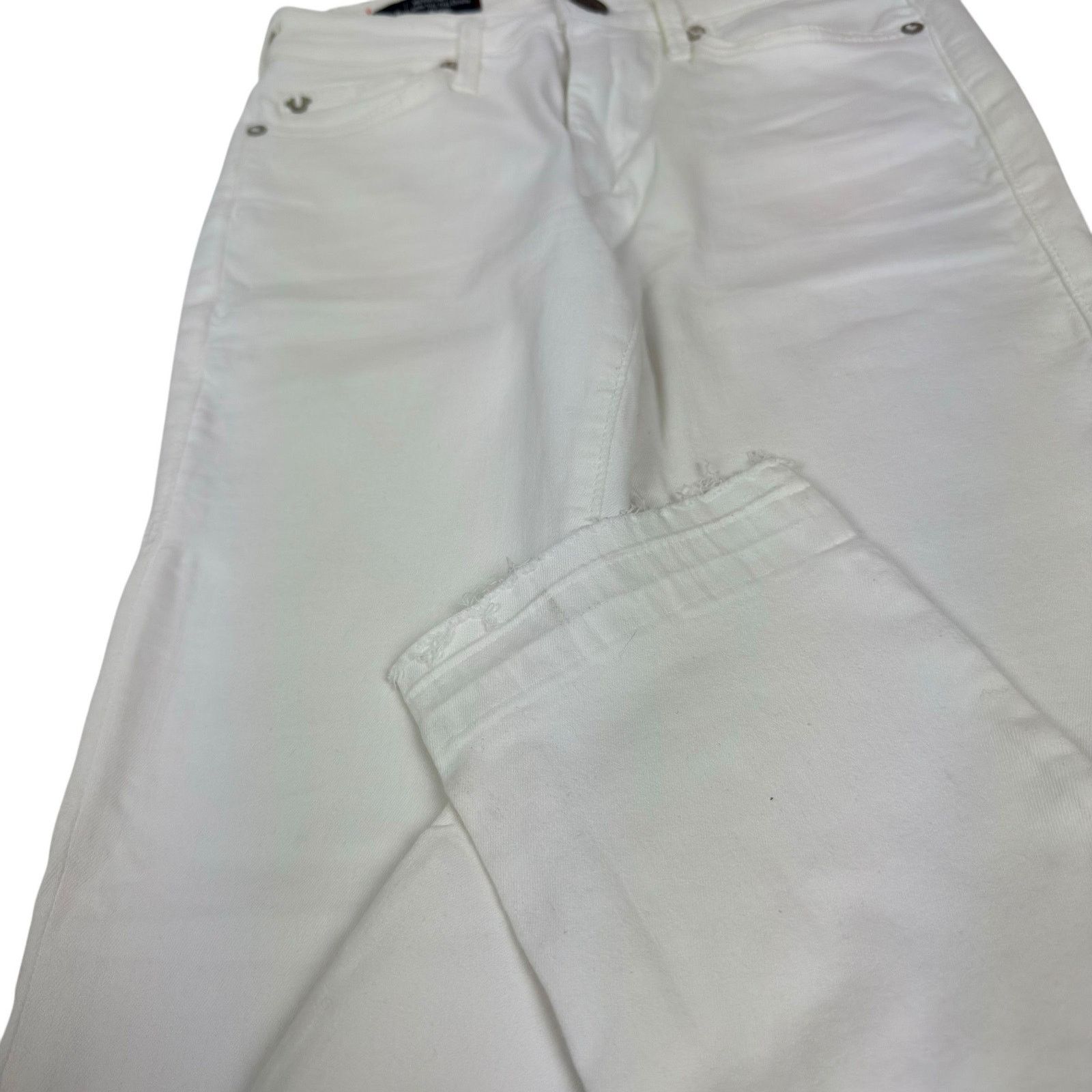True Religion True Religion Halle Women's Mid-Rise Super Skinny Jeans 27 Size 27" / US 4 / IT 40 - 6 Thumbnail