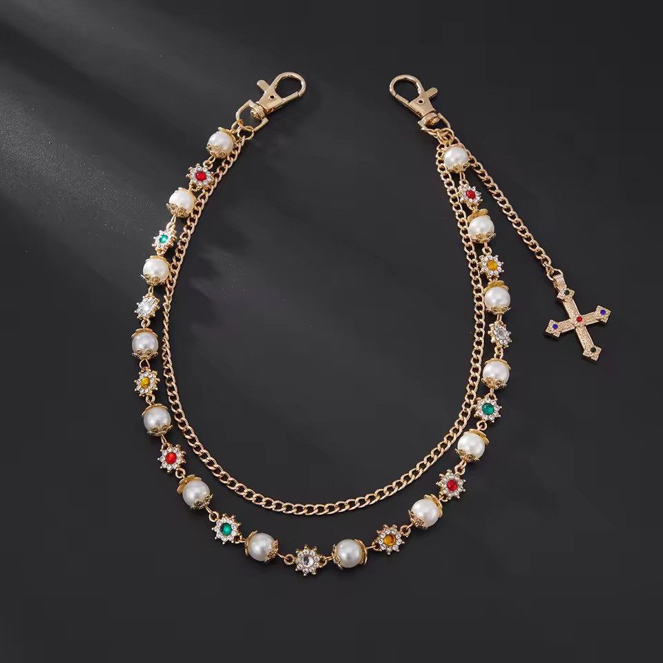 Jewelry Punk Cross Wallet chain Size ONE SIZE - 5 Thumbnail