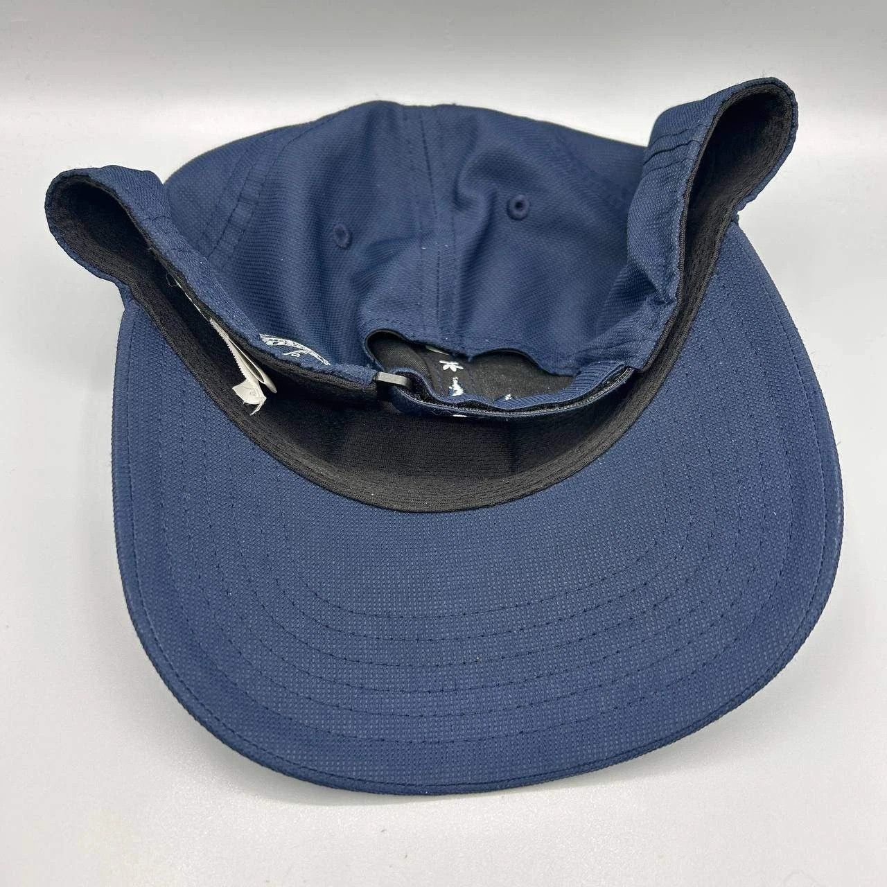 Adidas Adidas Logo Embroidered Hat Men Blue Strap Back Cap Size ONE SIZE - 5 Thumbnail