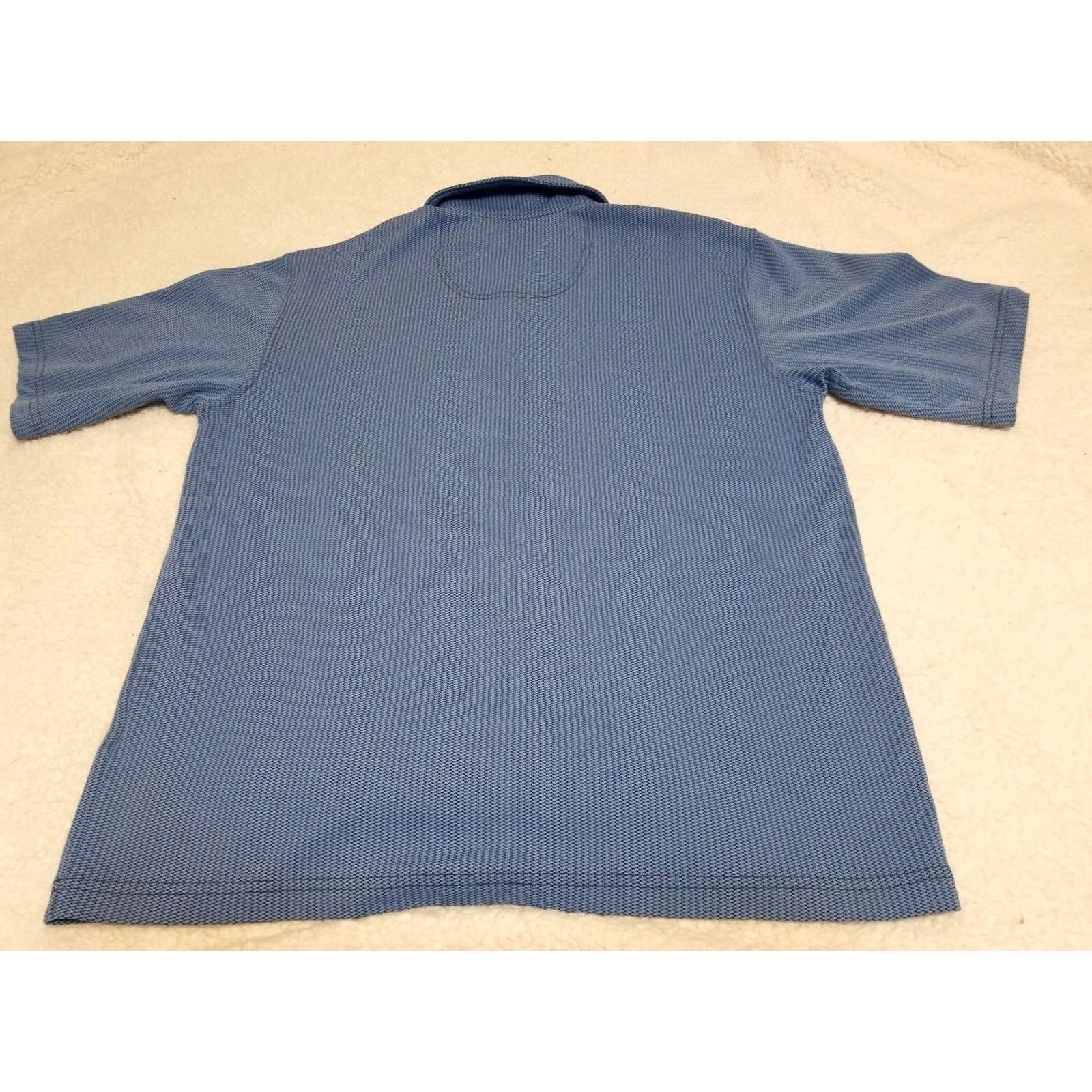 Vintage Pebble Beach Performance Polo/Golf Shirt Blue M Short Sleeve Collared Check Athletic Mens Regular Shirt Size US M / EU 48-50 / 2 - 3 Thumbnail