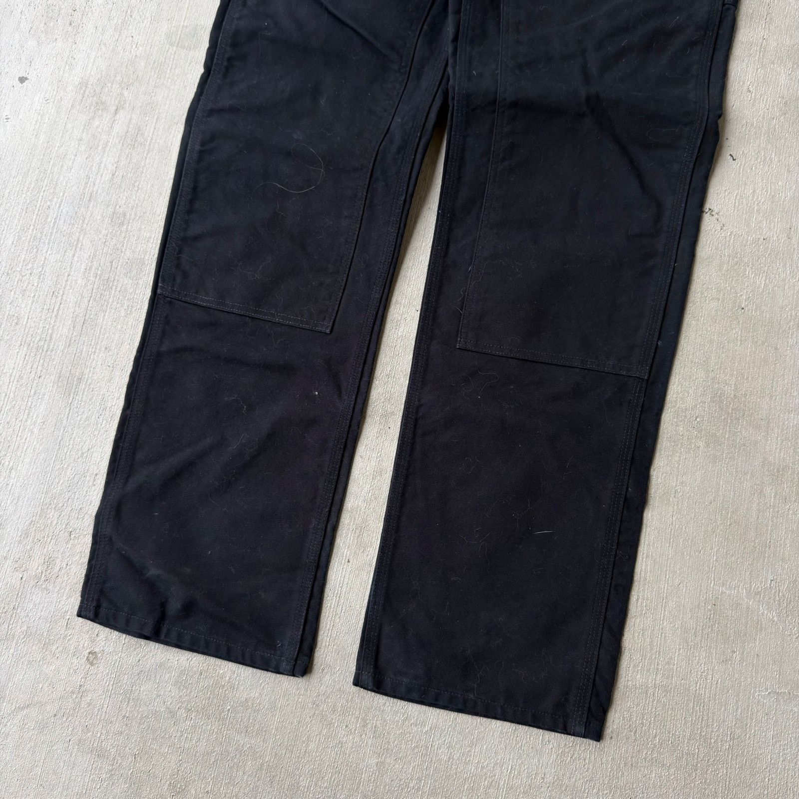 Carhartt × Vintage Carhartt black double knee work wear carpenter pants Size US 33 - 3 Thumbnail