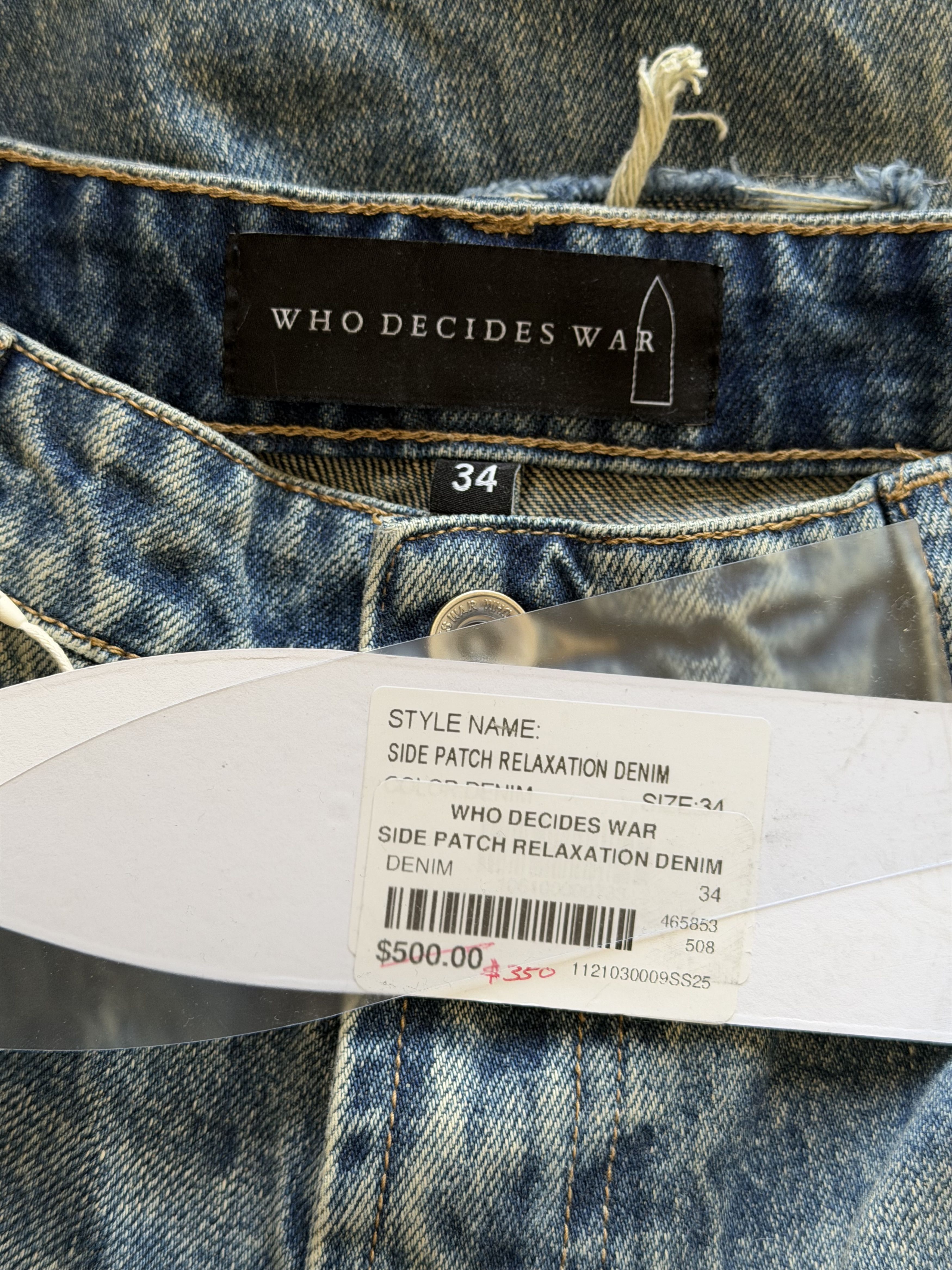 Who Decides War Who Decides War Relaxation Denim Jeans in Blue Size US 34 / EU 50 - 9 Thumbnail