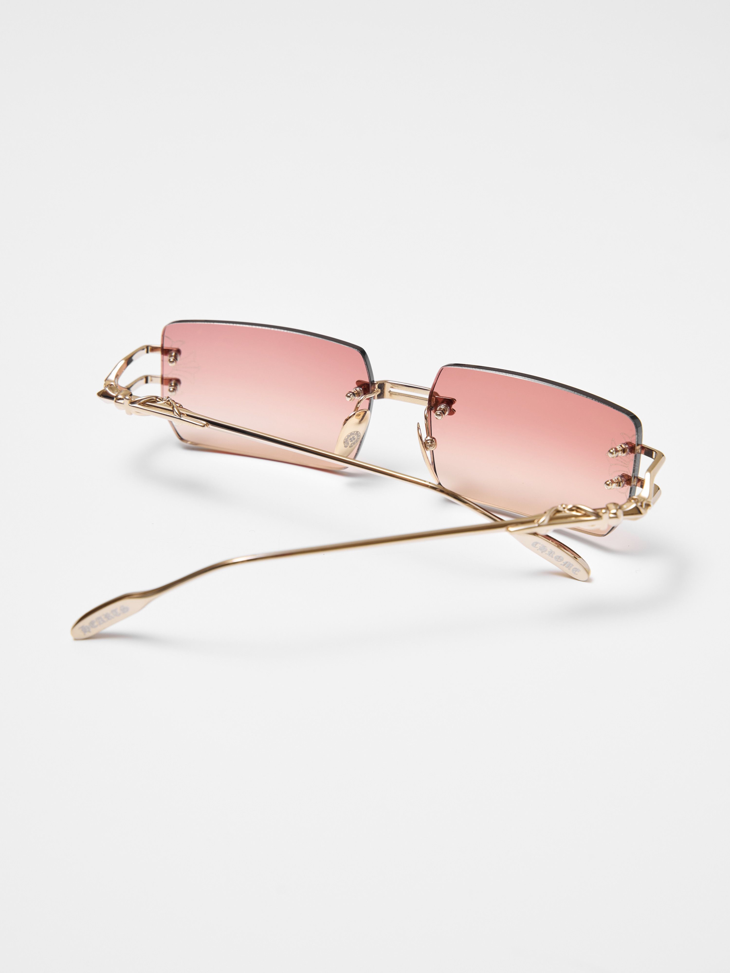 Chrome Hearts CHROME HEARTS LORDIE GOLD PLATED SUNGLASSES Size ONE SIZE - 4 Thumbnail