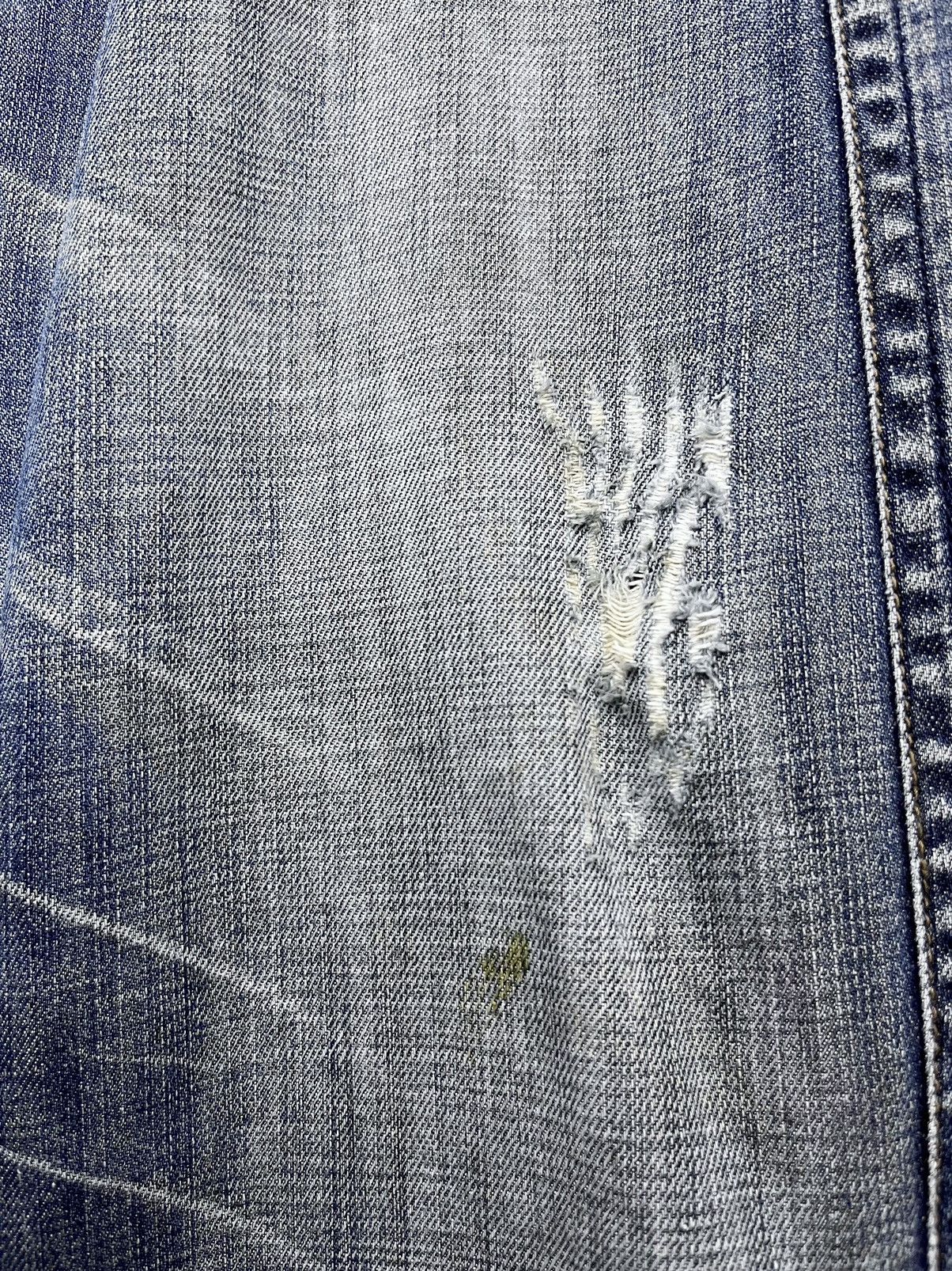 Everlast 🔥Vintage EVERLAST NEW YORK CITY FIGHTLAND Distressed Denim Size US 34 / EU 50 - 9 Thumbnail